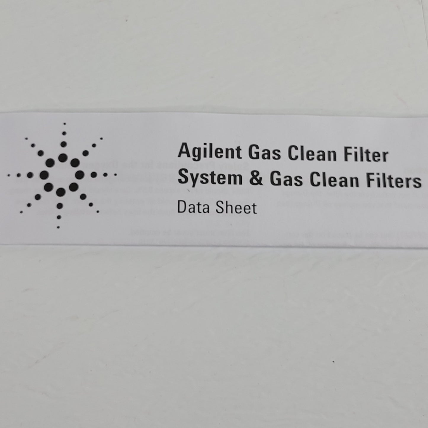 AGILENT CP17973 Carrier Gas Cleaning Filter, Compatible with Intuvo GC System