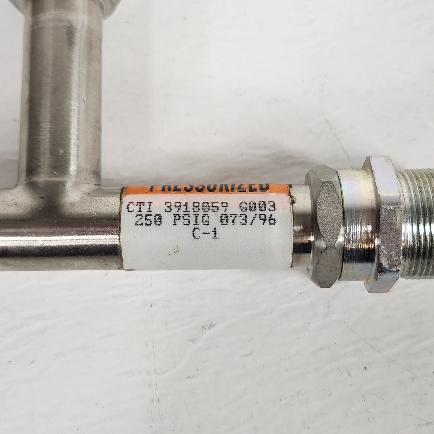 CTI Cryogenics 3918059 Helium Line Tee Coupler End Caps Cryo-Torr Lot