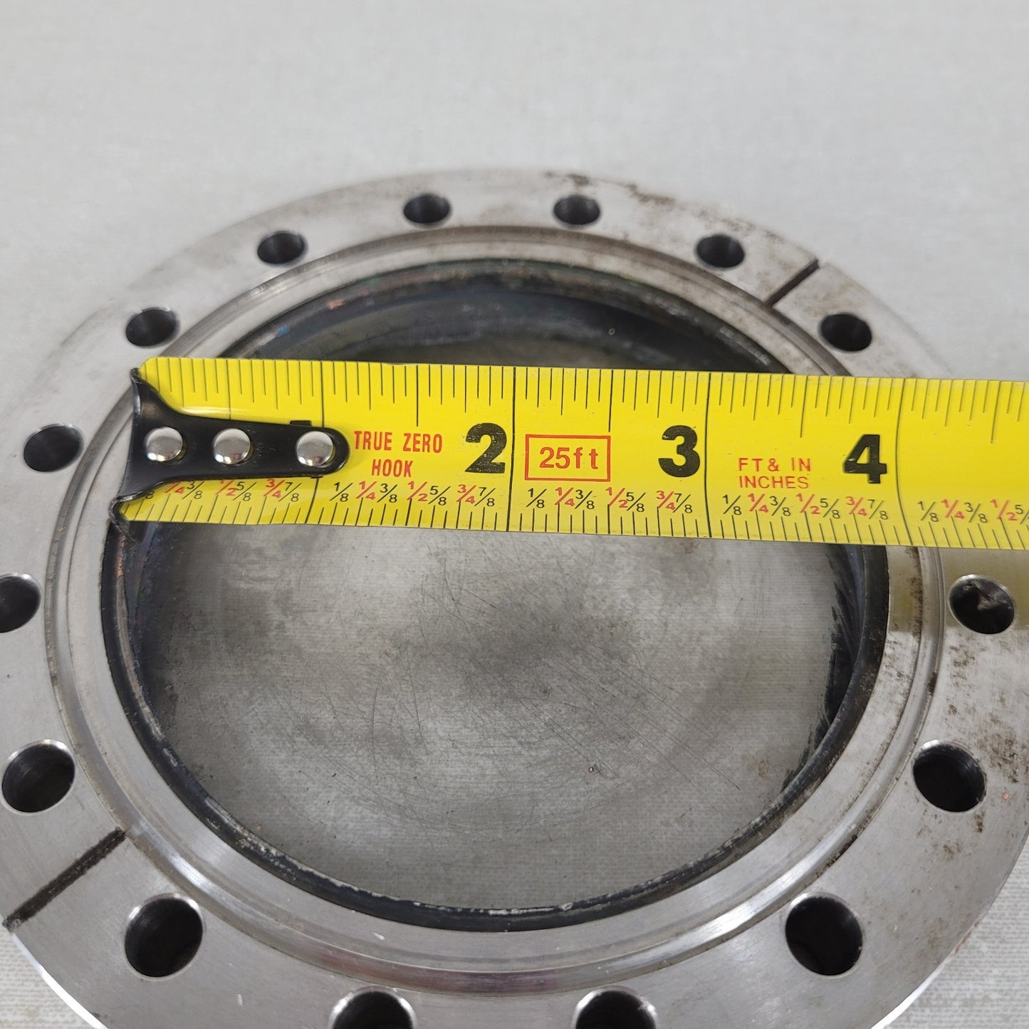 Varian Conflat DN100CF 4" Viewport Glass UHV Ultra High Vacuum SS Optical