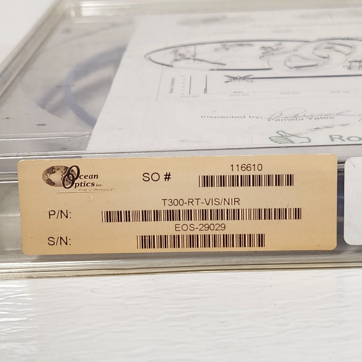 Ocean Optics T300-RT-VIS/NIR 300um Fiber Optic Transmission Dip Probe