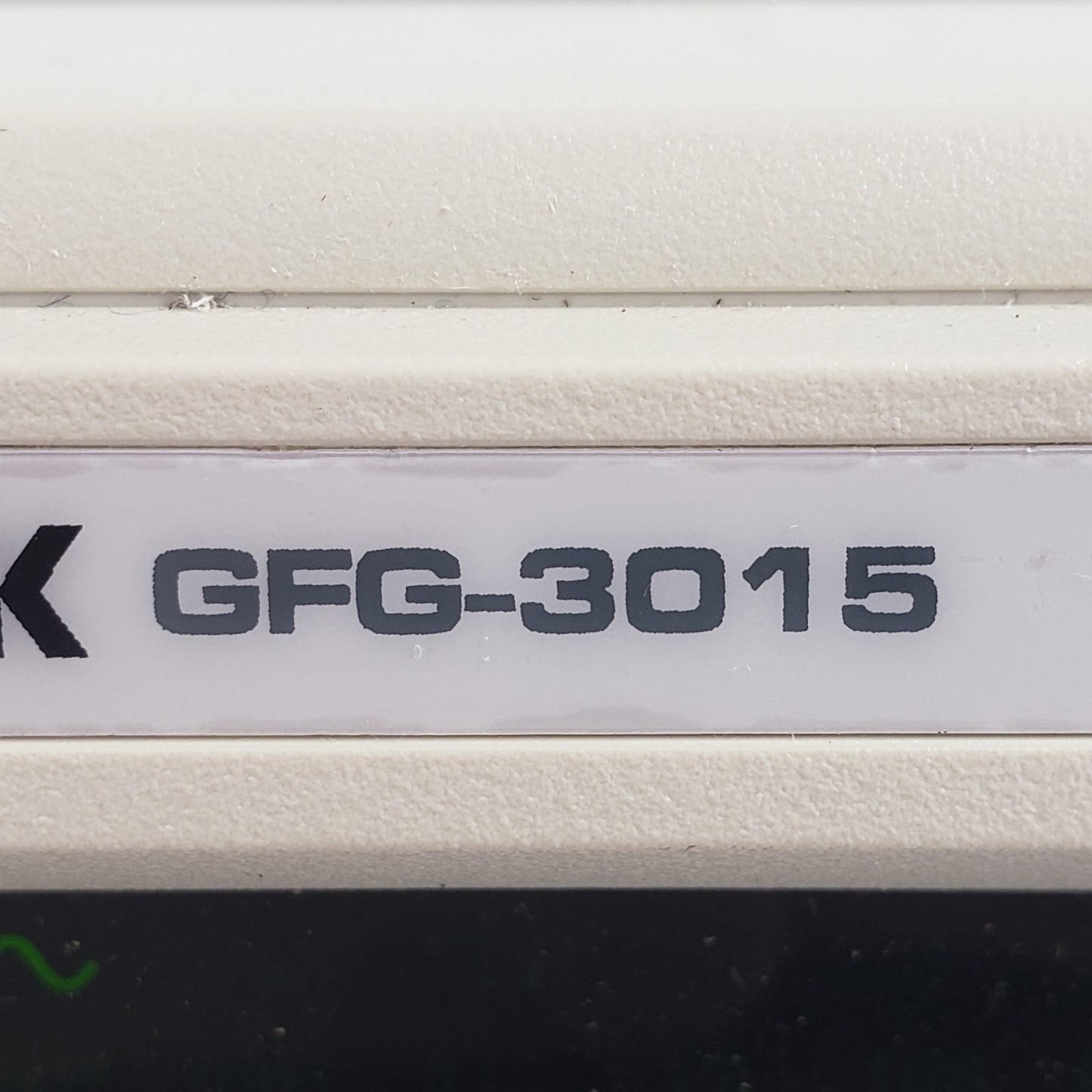 TESTED GW Instek GFG-3015 15MHz Programmable Function Generator Signal Generator