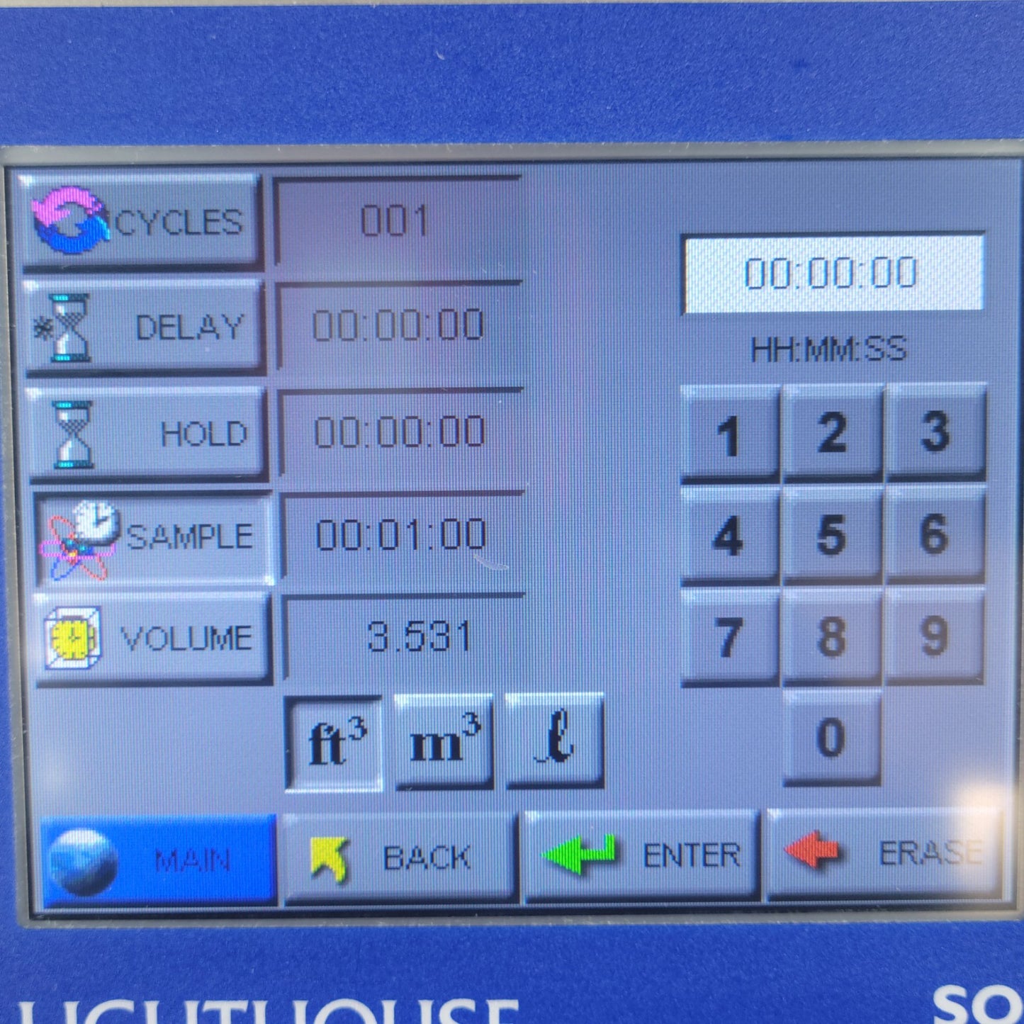 TESTED Lighthouse SOLAIR 3350 Particle Counter Analyzer 100 LPM 0.3um Cleanroom