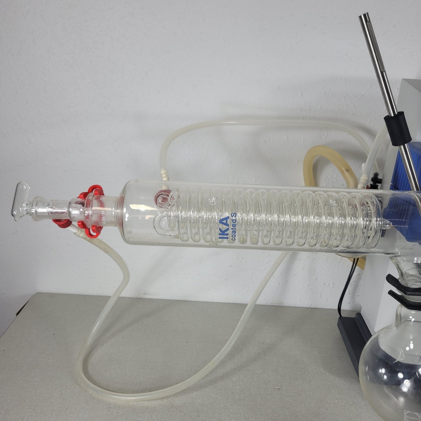 IKA RV 10 Control Rotary Evaporator Rotovap w/ Condenser 1L Flask No Bath