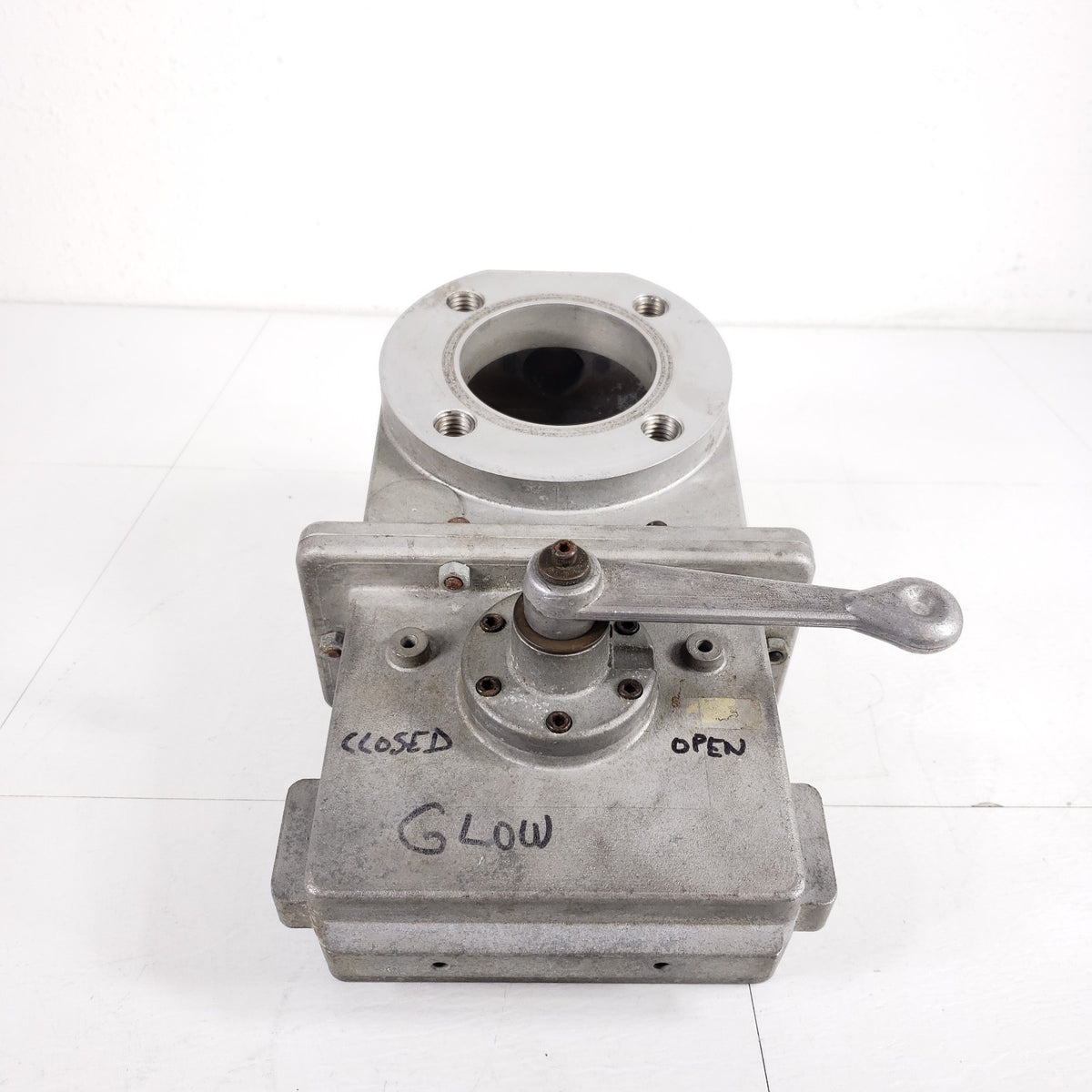 TESTED Vacuum Research Cenco 2" ASA Manual High Vacuum Gate Valve Neck Flange
