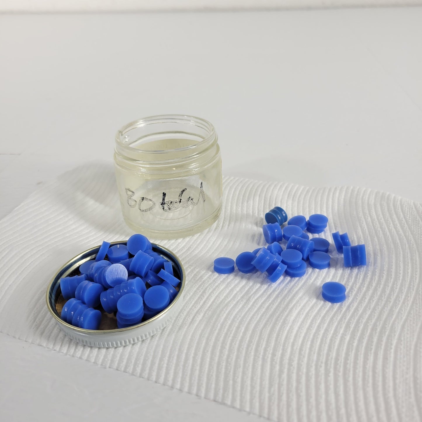 ALLTECH 6514 3/8" Blue Vial Septa For Laboratory Chromatography, 80 Count