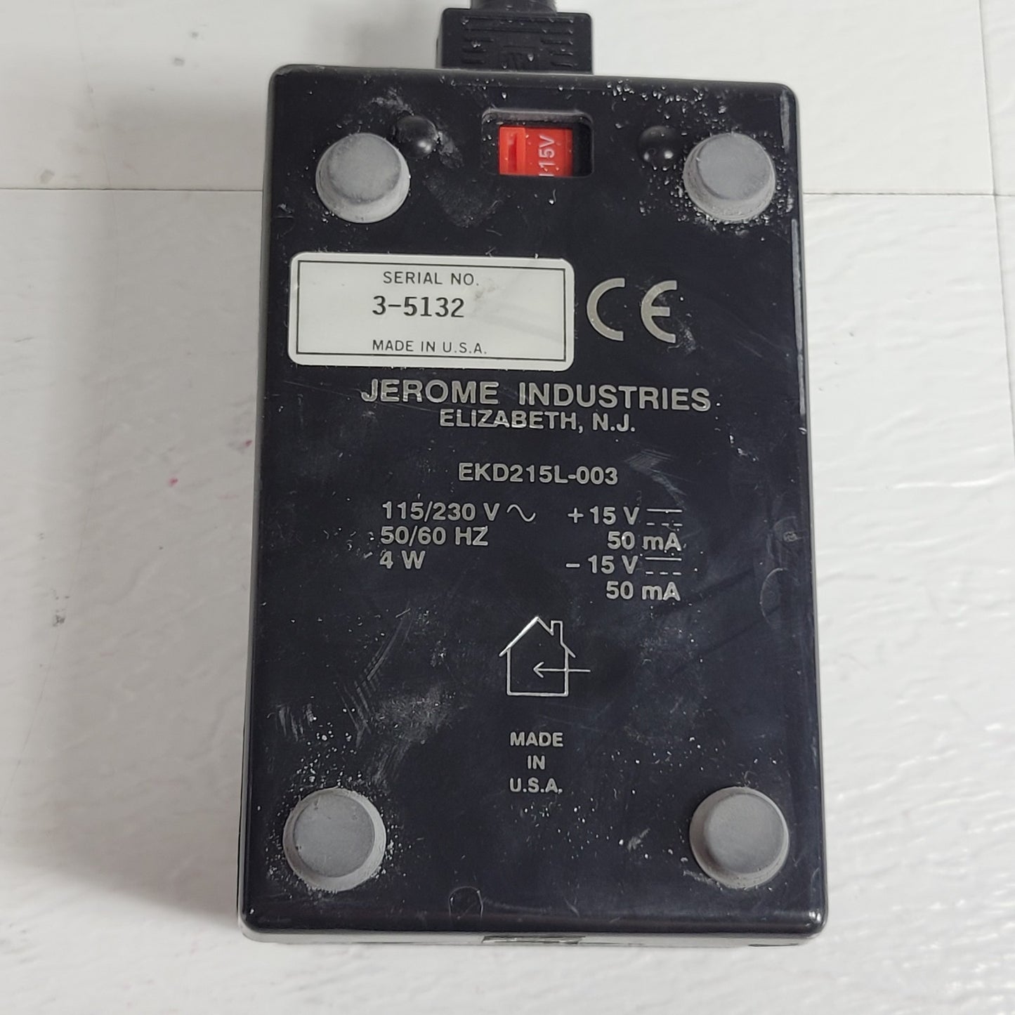 JEROME MTEC MITEC EKD215L003 Power Supply 50mA, 115/230V, Preamp Gain Settings