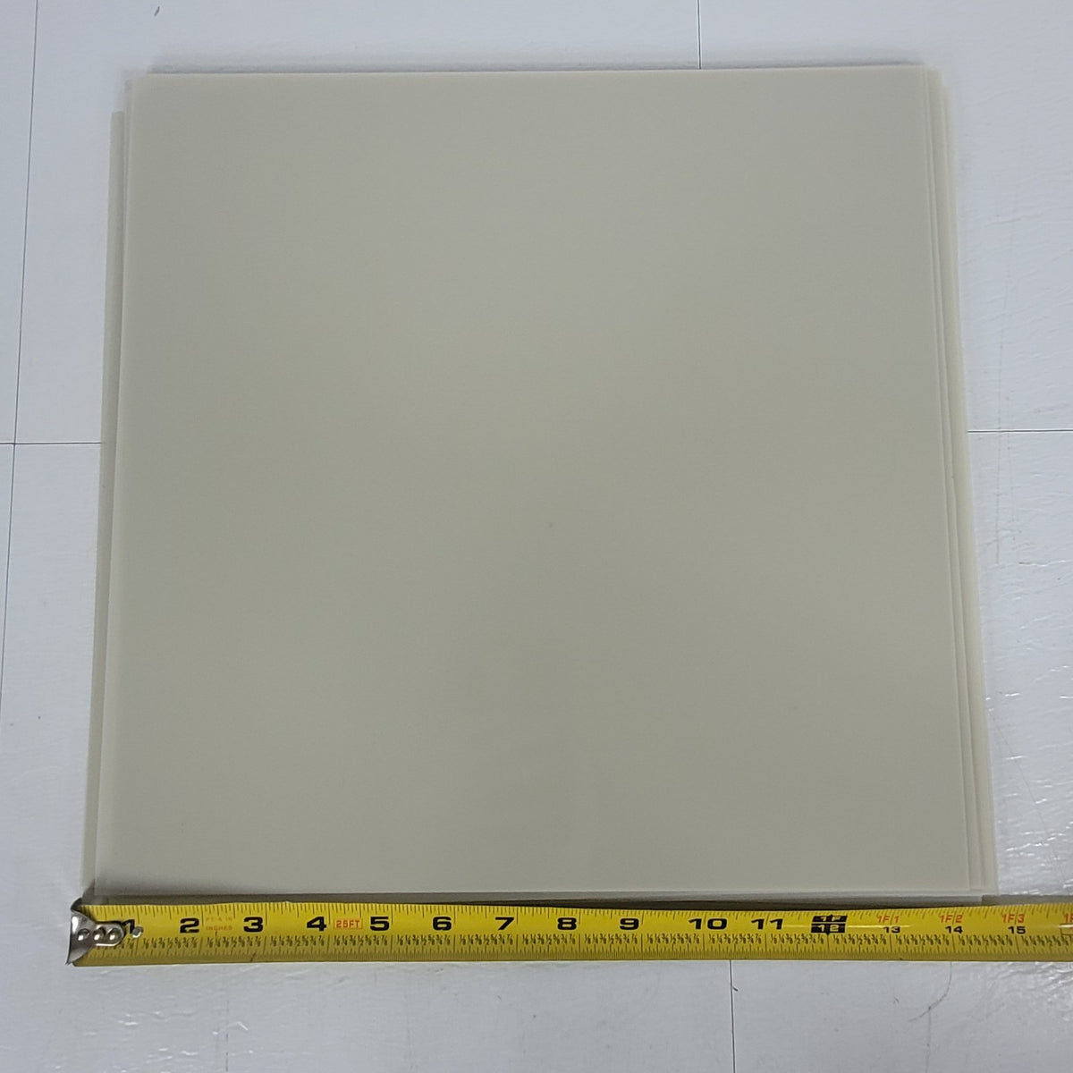 Lot 19 PET Polyester Film Sheets 14 Mil .014" 14" x 14" Translucent Plastic