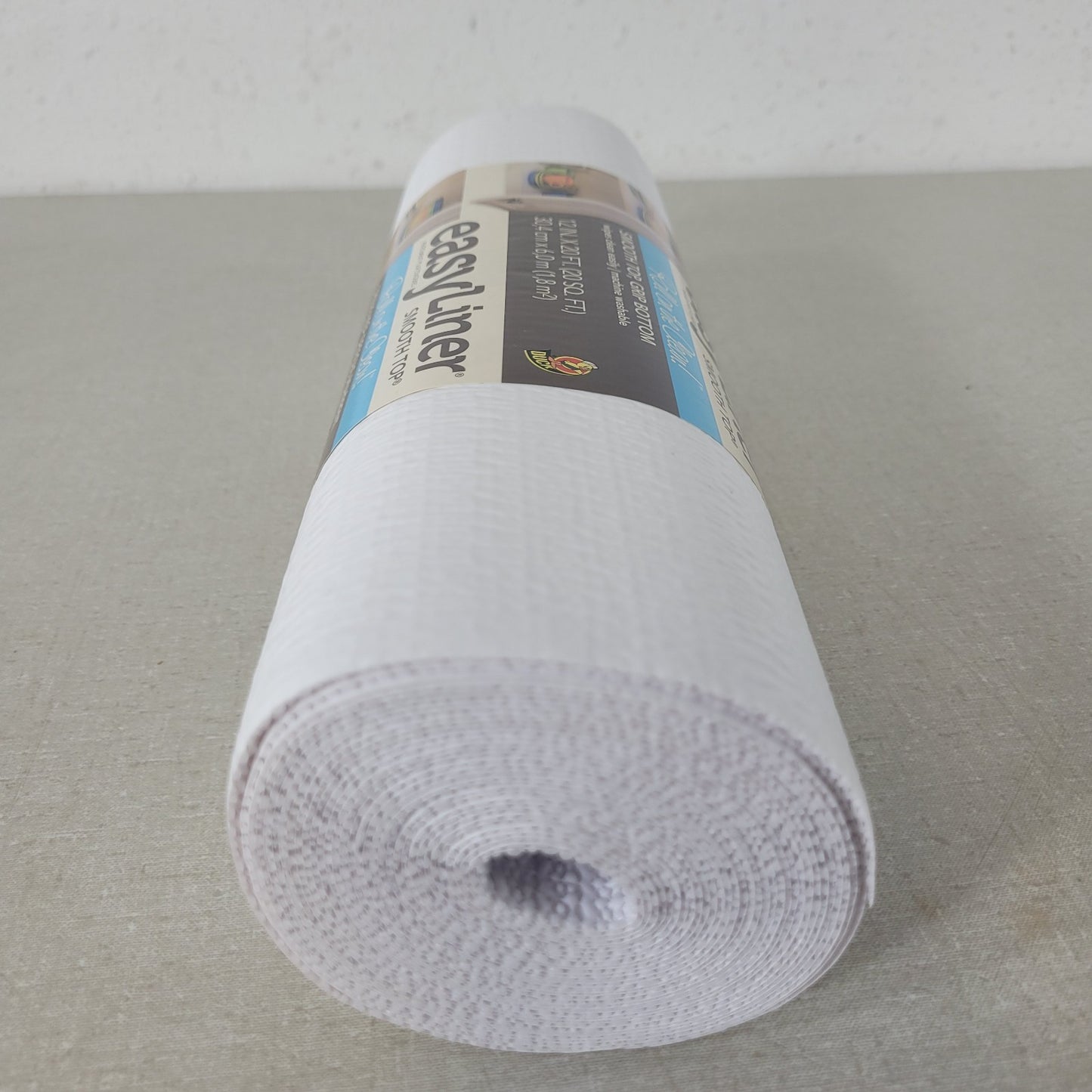 3x EasyLiner Smooth Top Shelf Liner White 12 in x 20 ft Non-Adhesive Drawer Roll