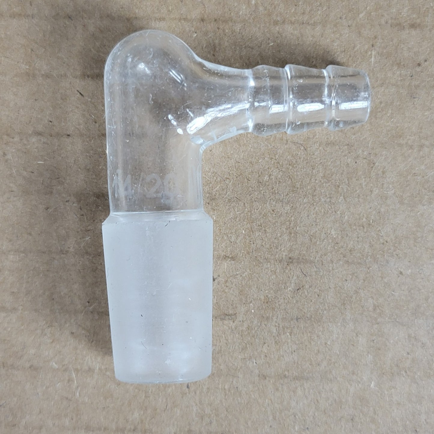 Lot Of 12 Chemglass CG-1014-14 Glass 90° Bent Inlet Adapter 14/20 Inner Joint