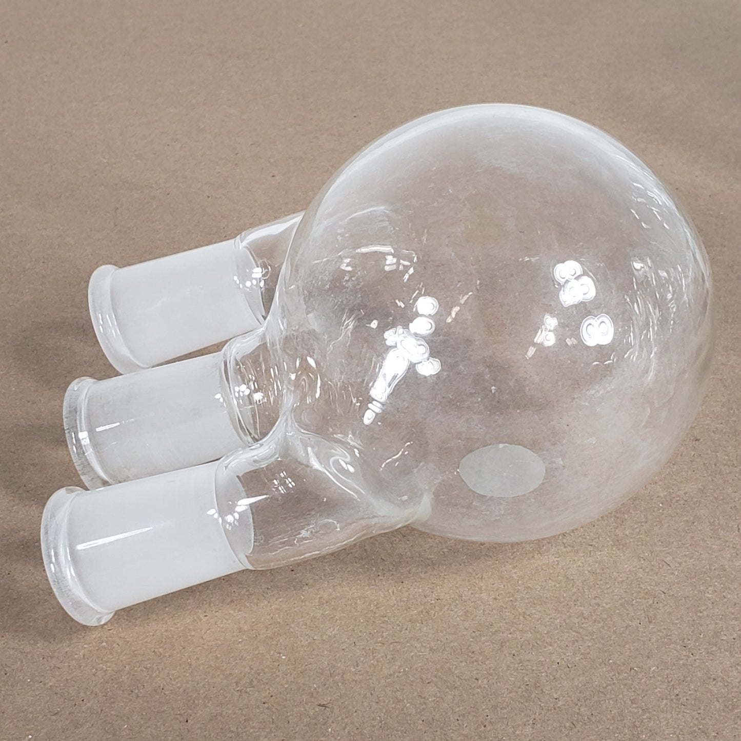 Chemglass CG-1522-05 Heavy Walled 500mL 24/40 3-Neck Round Bottom Boiling Flask