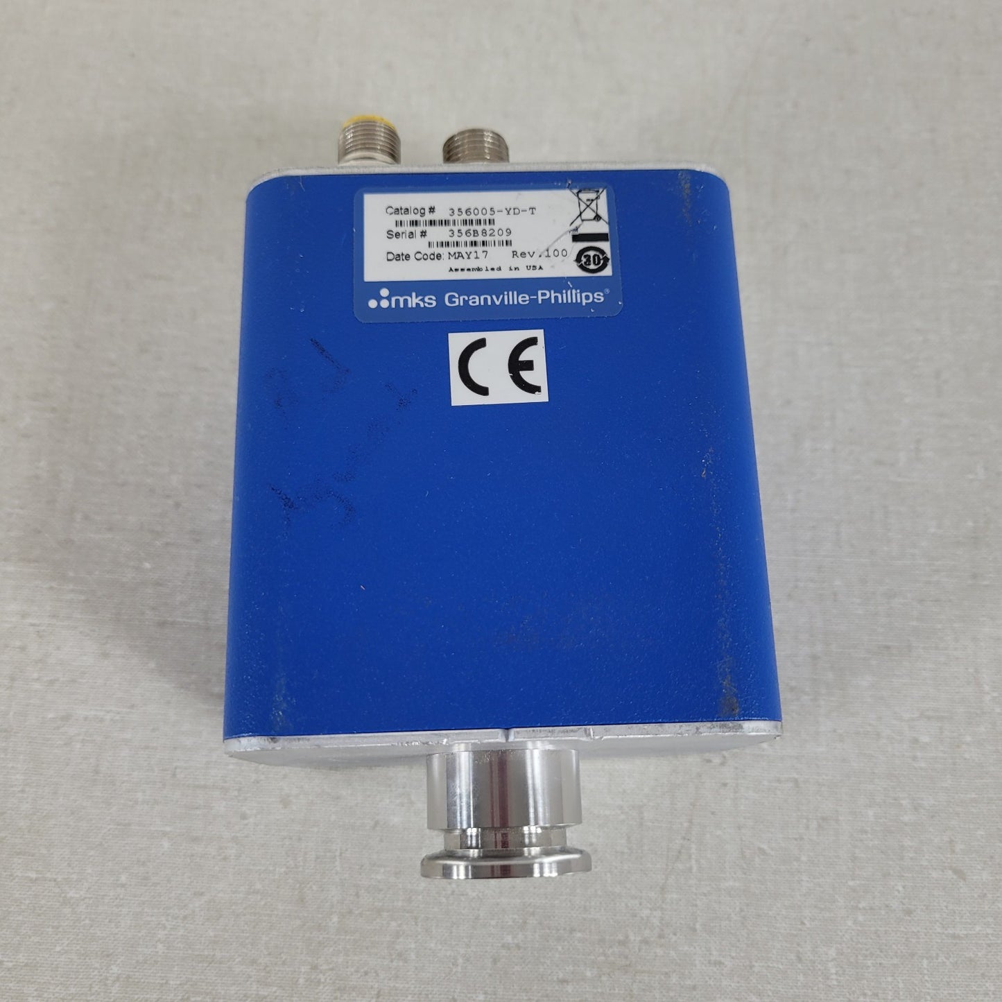 TESTED MKS Granville-Phillips 356005-YD-T Micro-Ion Plus UHV Vacuum Gauge KF16