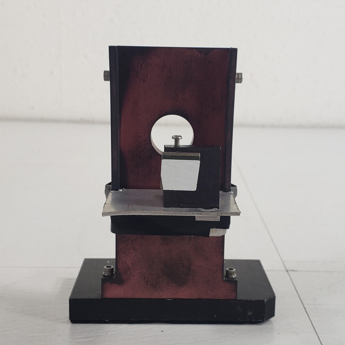 Vintage Optical Lever Apparatus Adjustable Mirror Physics Lab Instrument