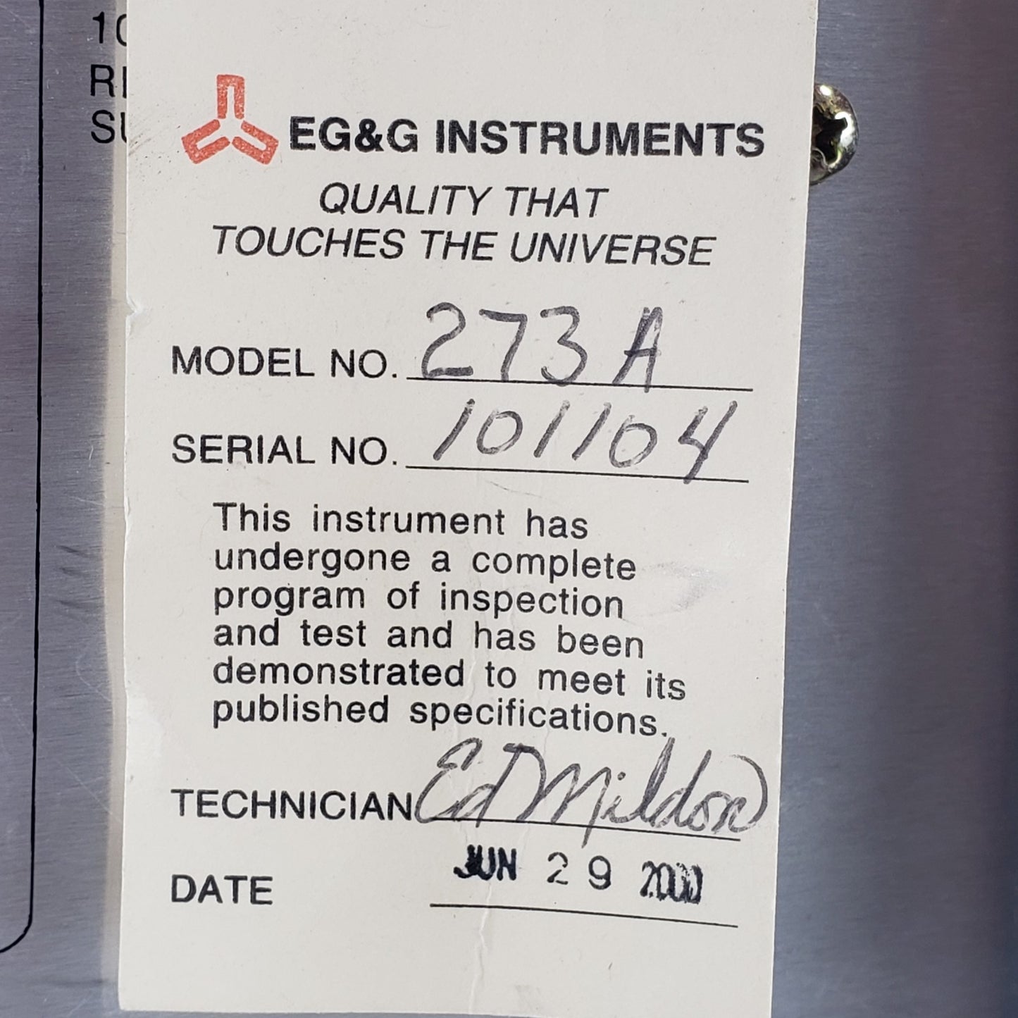 EG&G PAR Princeton Applied 273A Potentiostat Galvanostat BNC GPIB Cables
