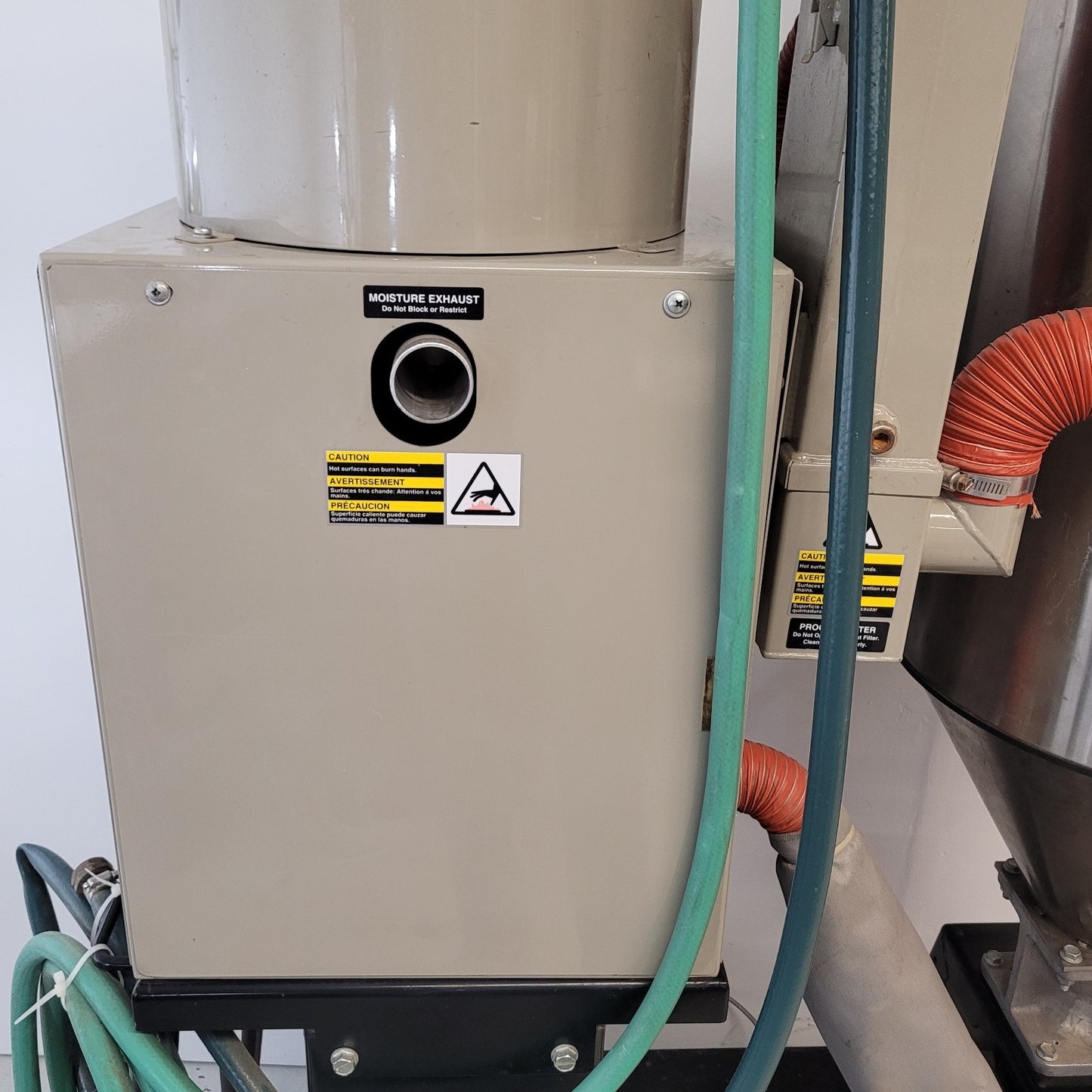 FOR PARTS Conair Franklin SC-15 Portable Carousel Desiccant Resin Material Dryer