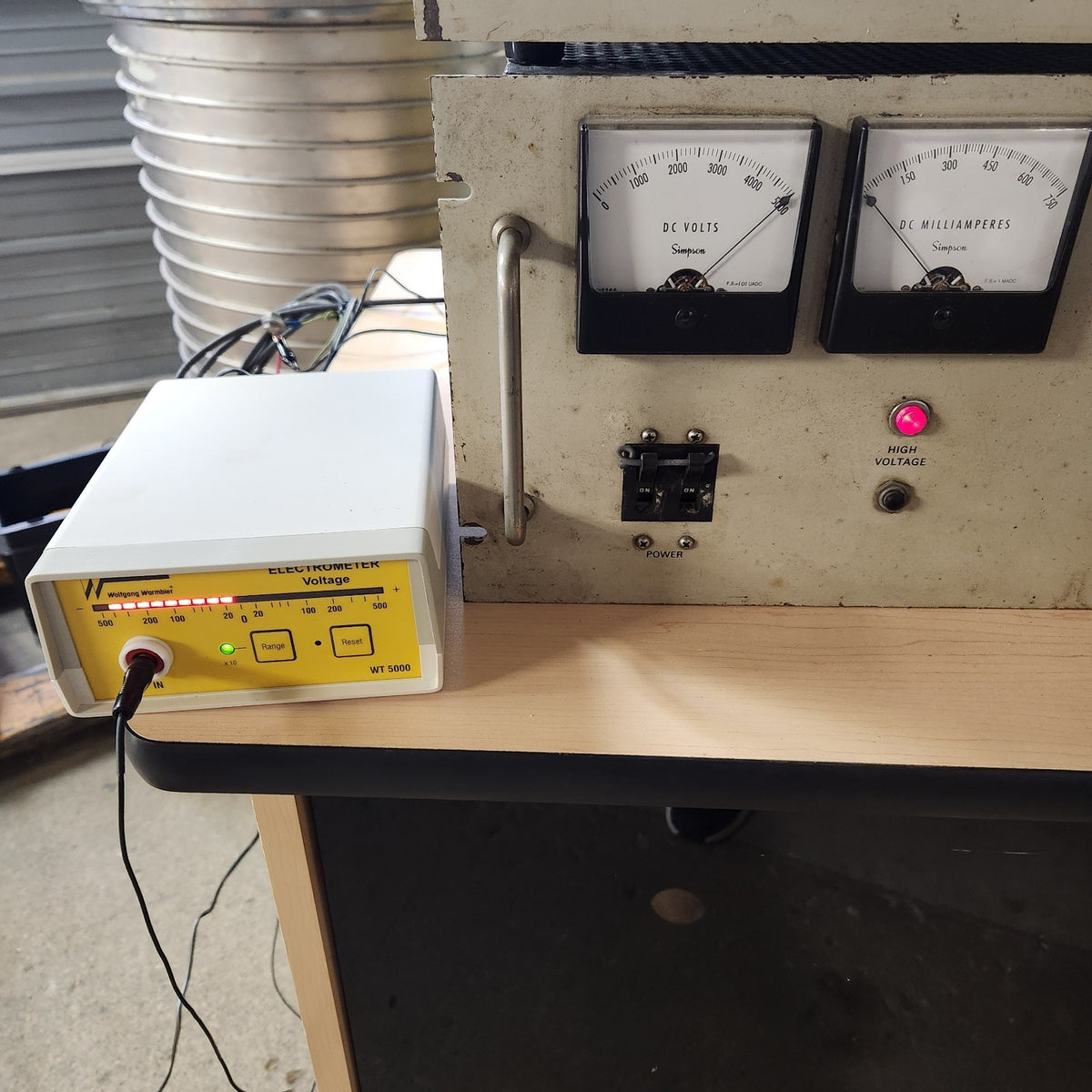 TESTED Bendix SDC-100 5kV Adjustable HV Hi Voltage DC Arc Discharge Power Supply