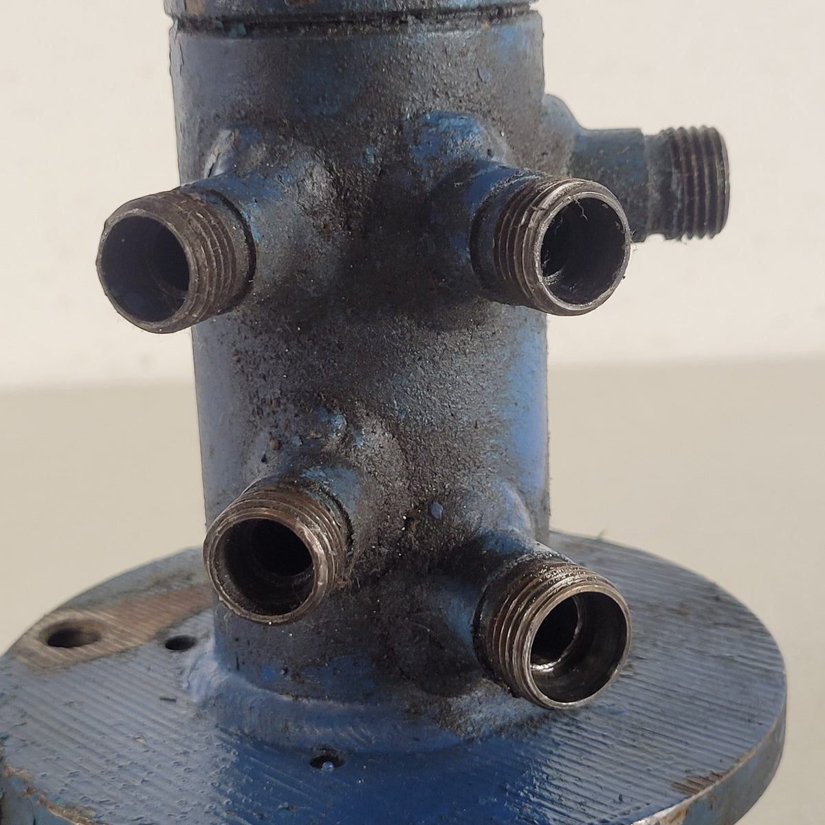 Hydraulic 3-Position 5-Port Selector Diverter Valve Manual Lever Untested