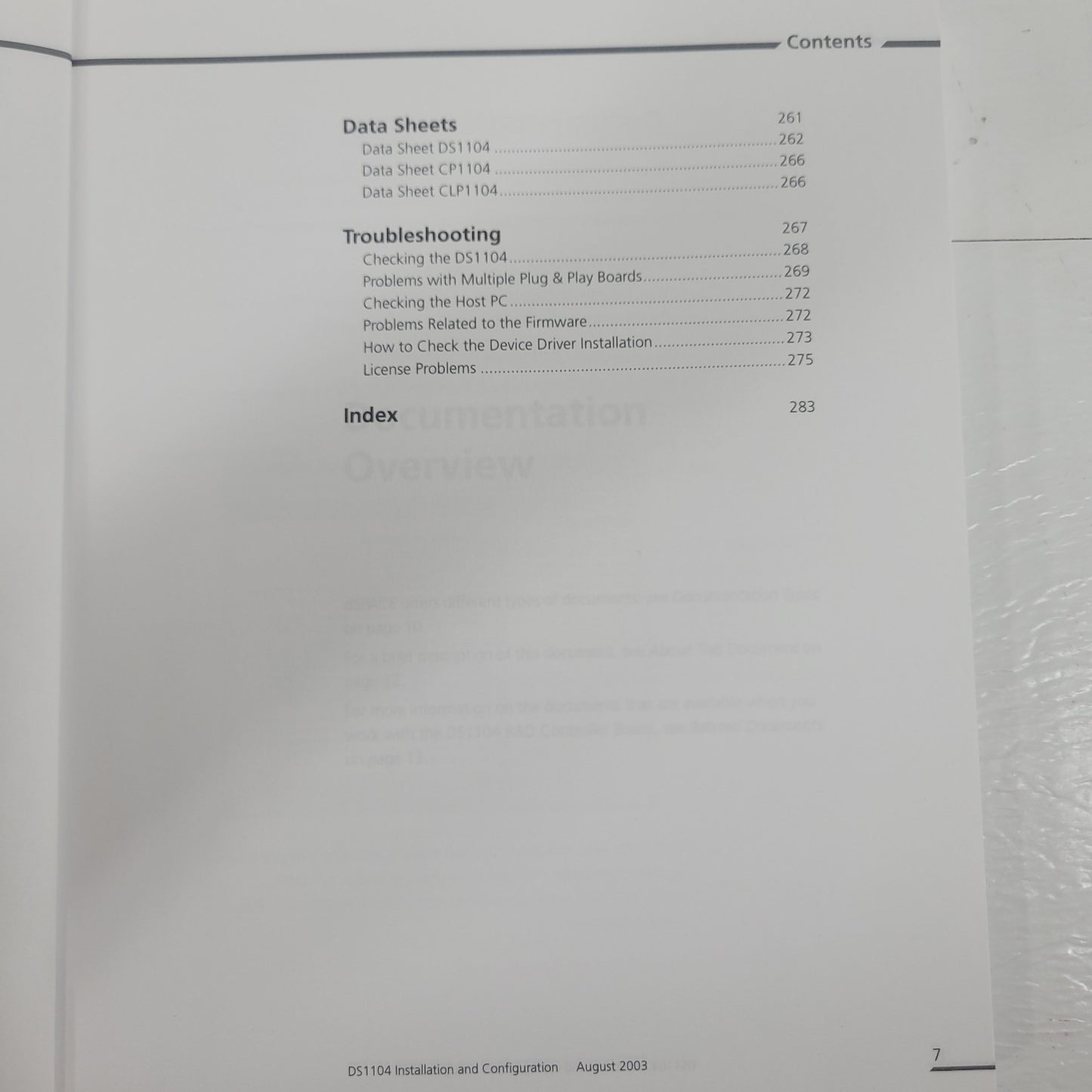 dSPACE DS1104 R&D Controller Board Installation Configuration Release 4.0 Manual