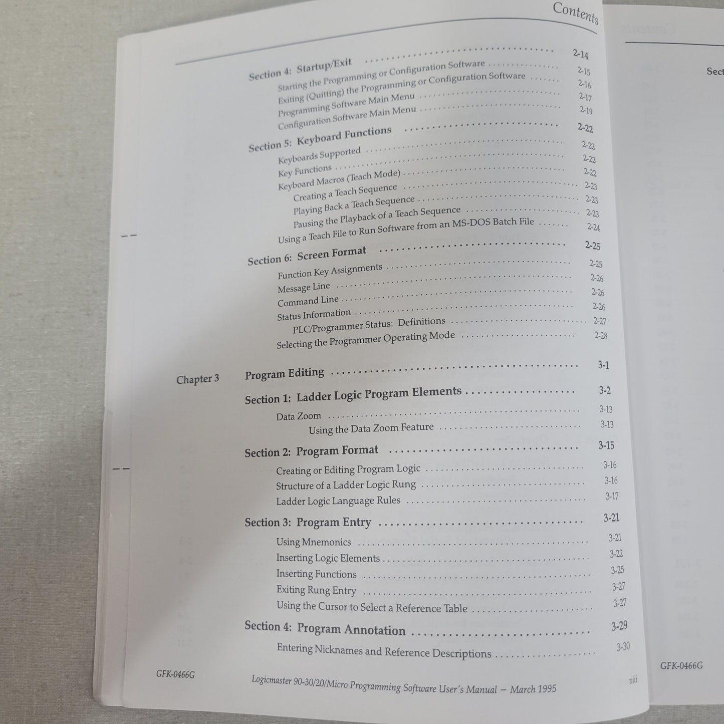 GE Fanuc GFK-0466G Logicmaster 90 Series 90-30/20/Micro Programming User Manual