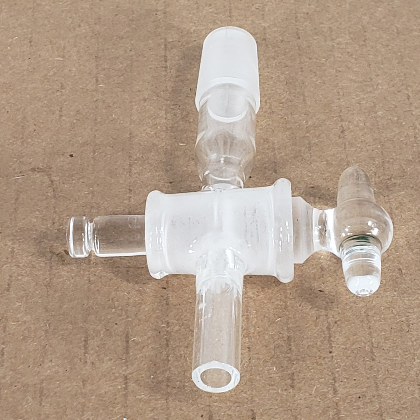 2x Unbranded 14/20 Outer Joint To 3/8" Hose/Straight Tube Adapters w/Stopcocks