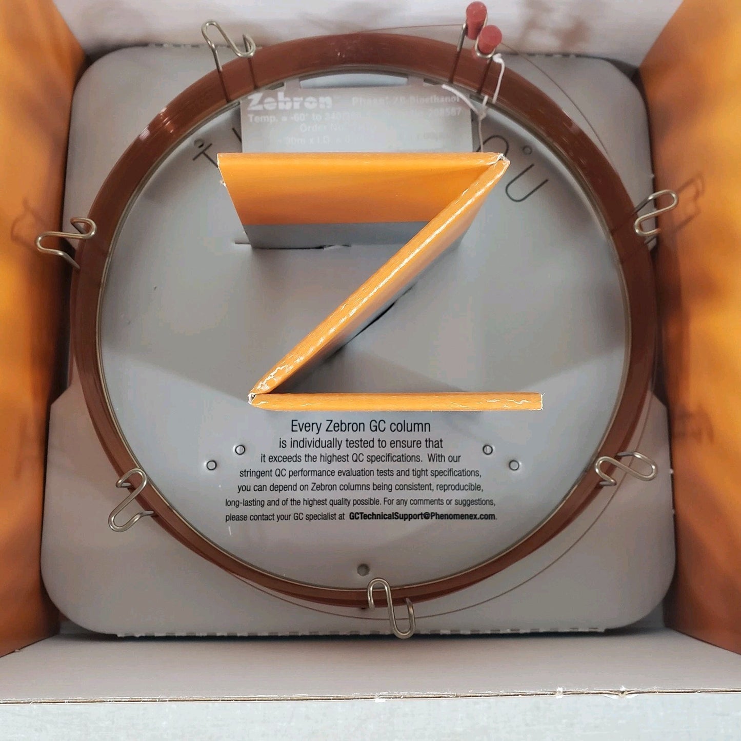Phenomenex Zebron 7HG-G020-22 Capillary GC Column ZB-Bioethanol 30 Meter Length