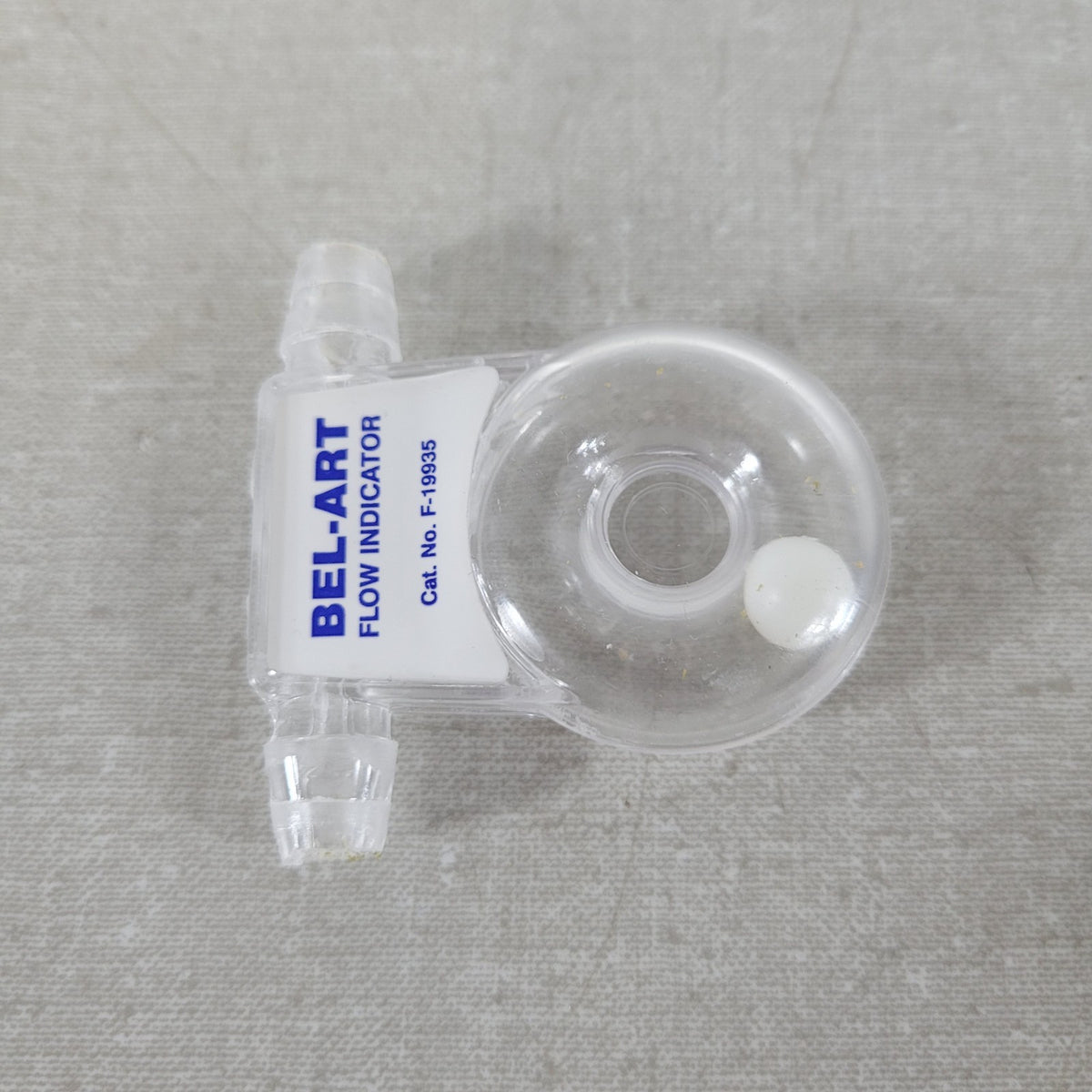 Bel-Art F-19935 19935-0000 Liquid Flow Indicator 1/4-3/8in Tubing 10 PSI