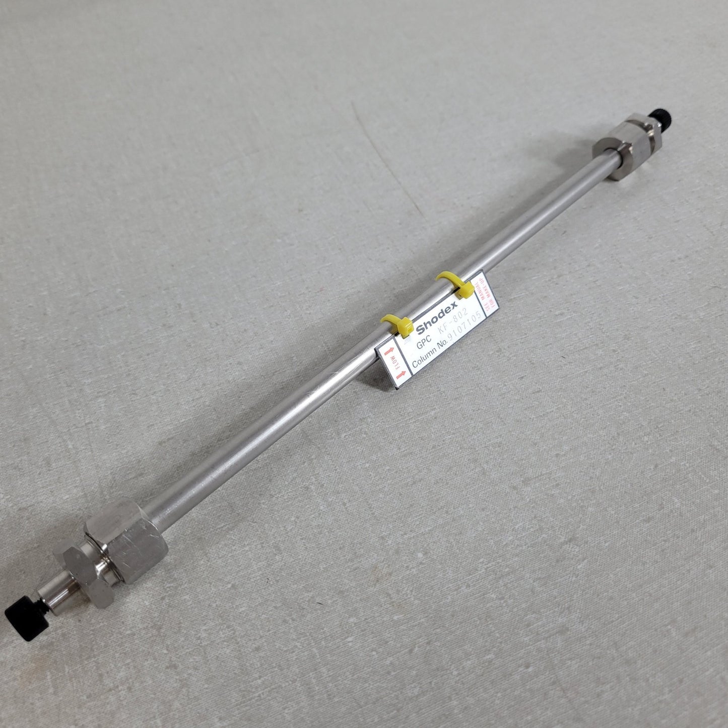 Lot of 3 Shodex KF-802 GPC HPLC Chromatography Columns & Coils w/ Case