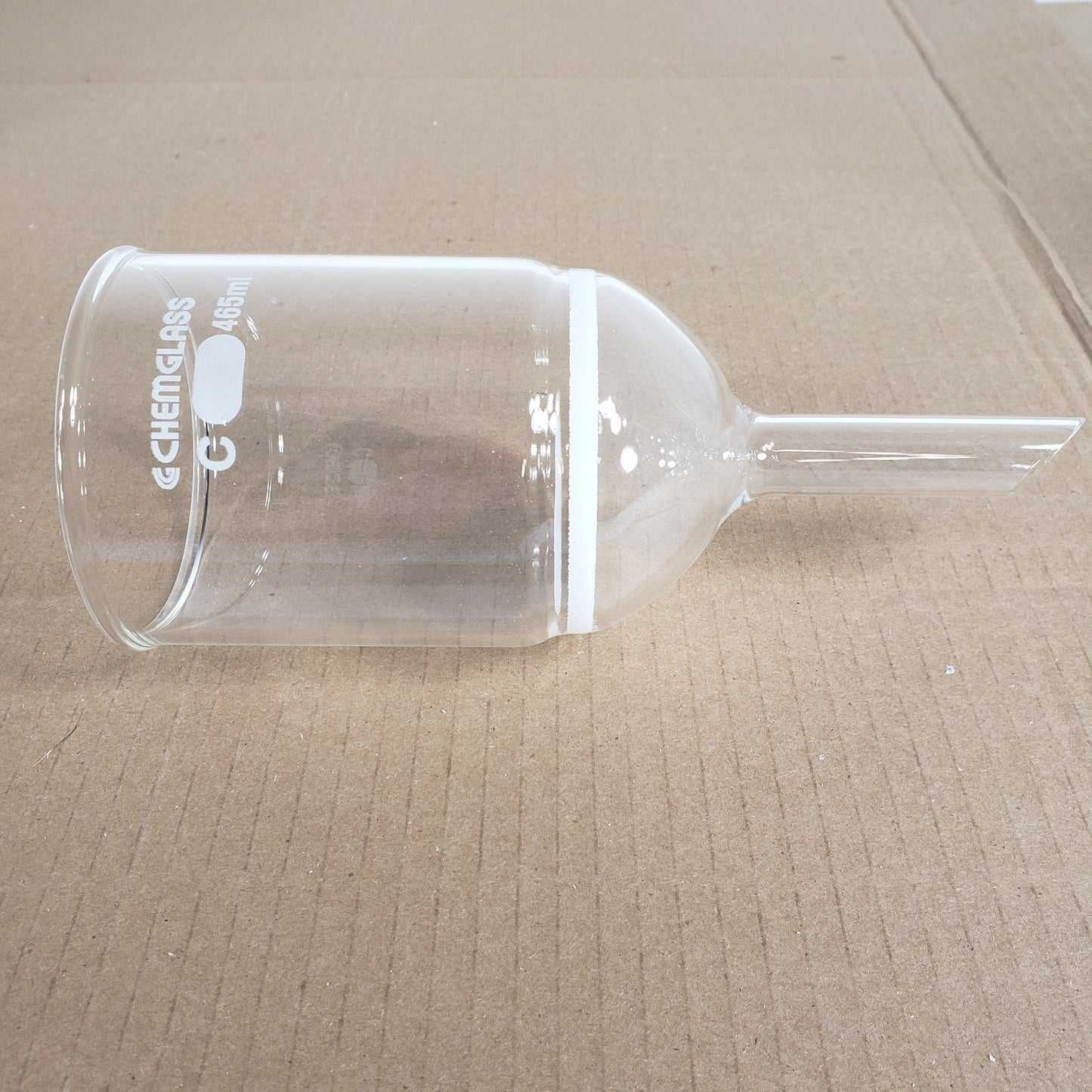 Chemglass CG-1402-L-05 Buchner Filter Funnel Extra Capacity 465mL Coarse Frit