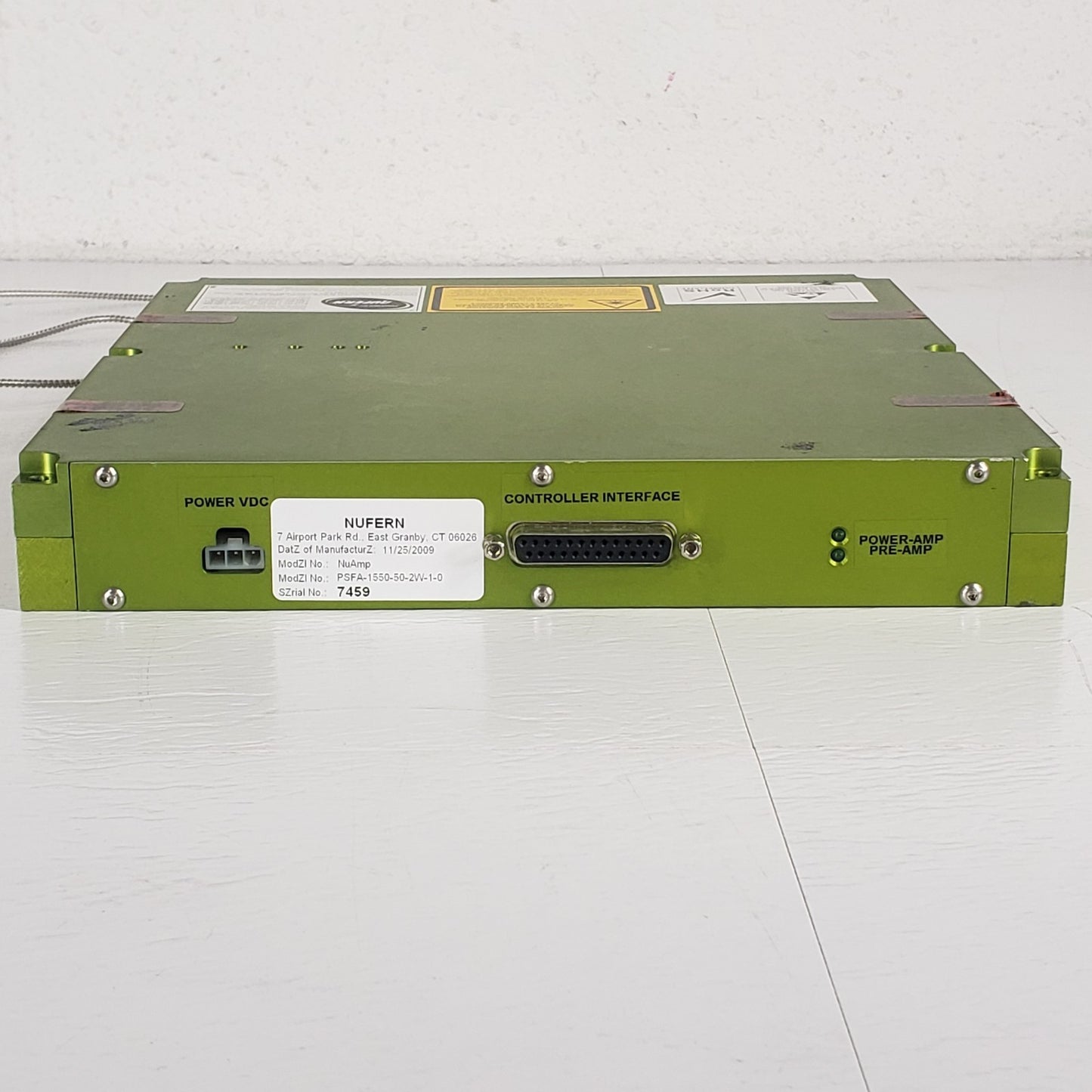 NUFERN PSFA1550502W10 NuAmp High-Power Polarization Maintaining Fiber Amplifiers
