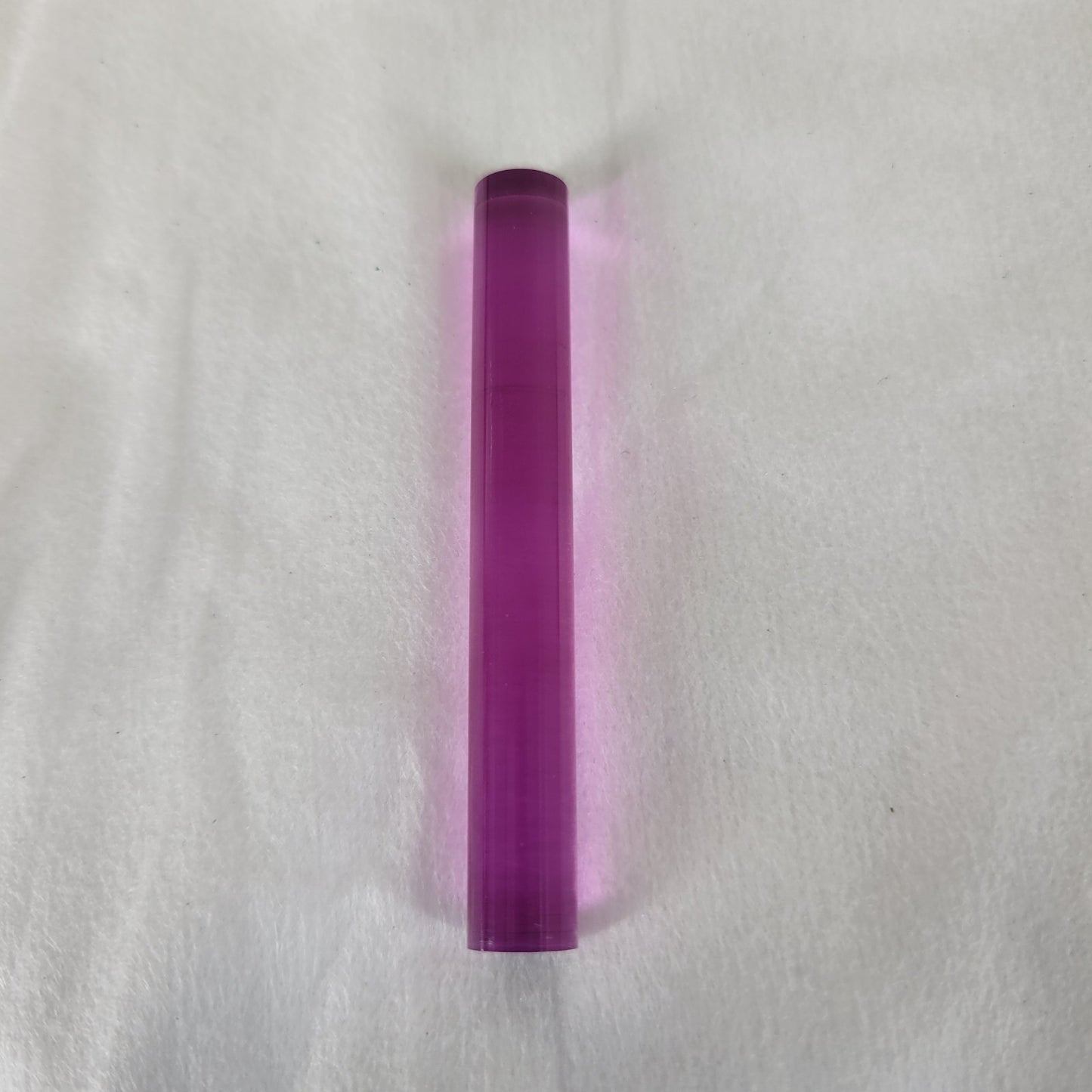 Adolf Meller Optics Ruby Laser Rod 52mm x 6mm Pink Sapphire Maser Crystal