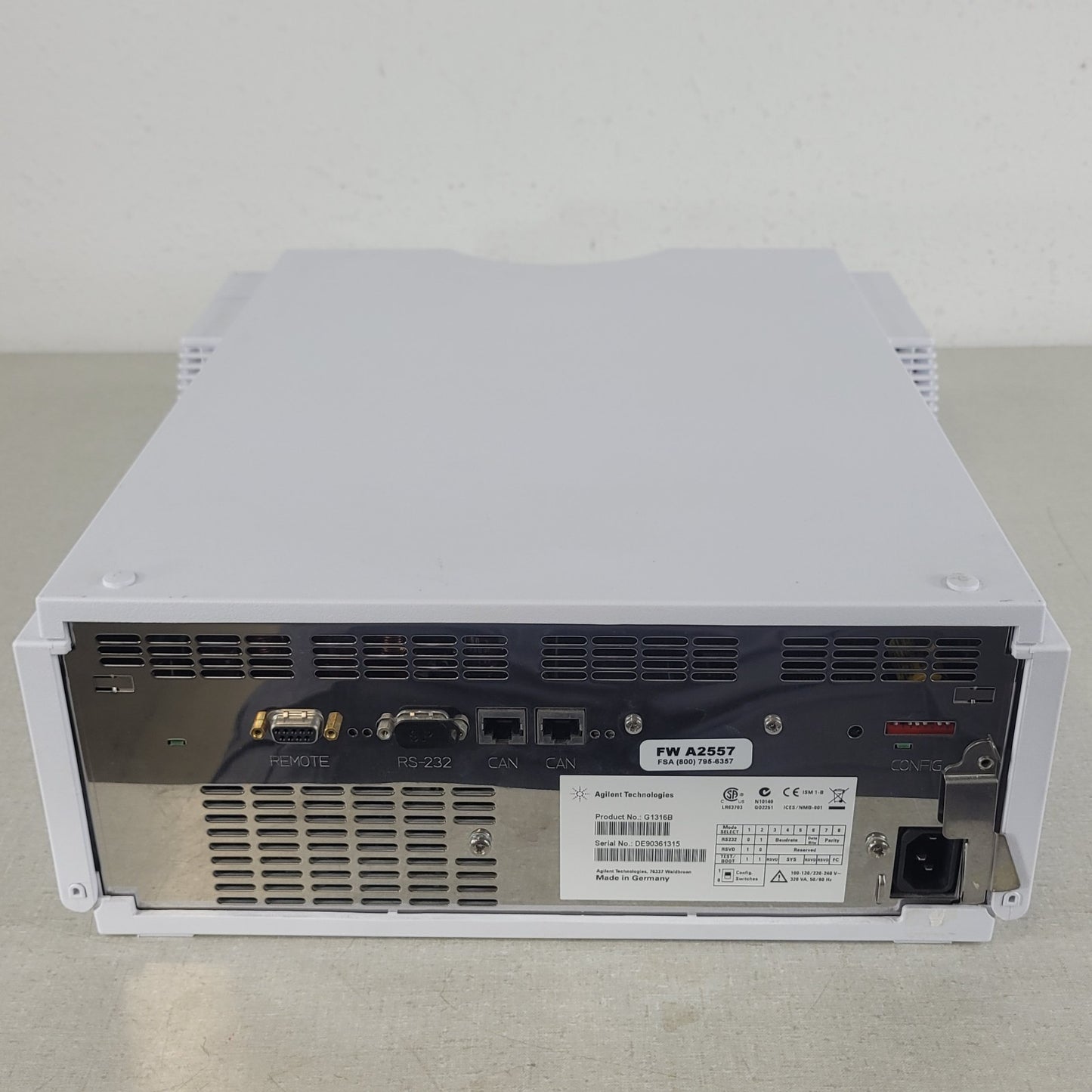 FOR PARTS Agilent G1316B 1200 Series TCC SL Thermostatted Column Compartment