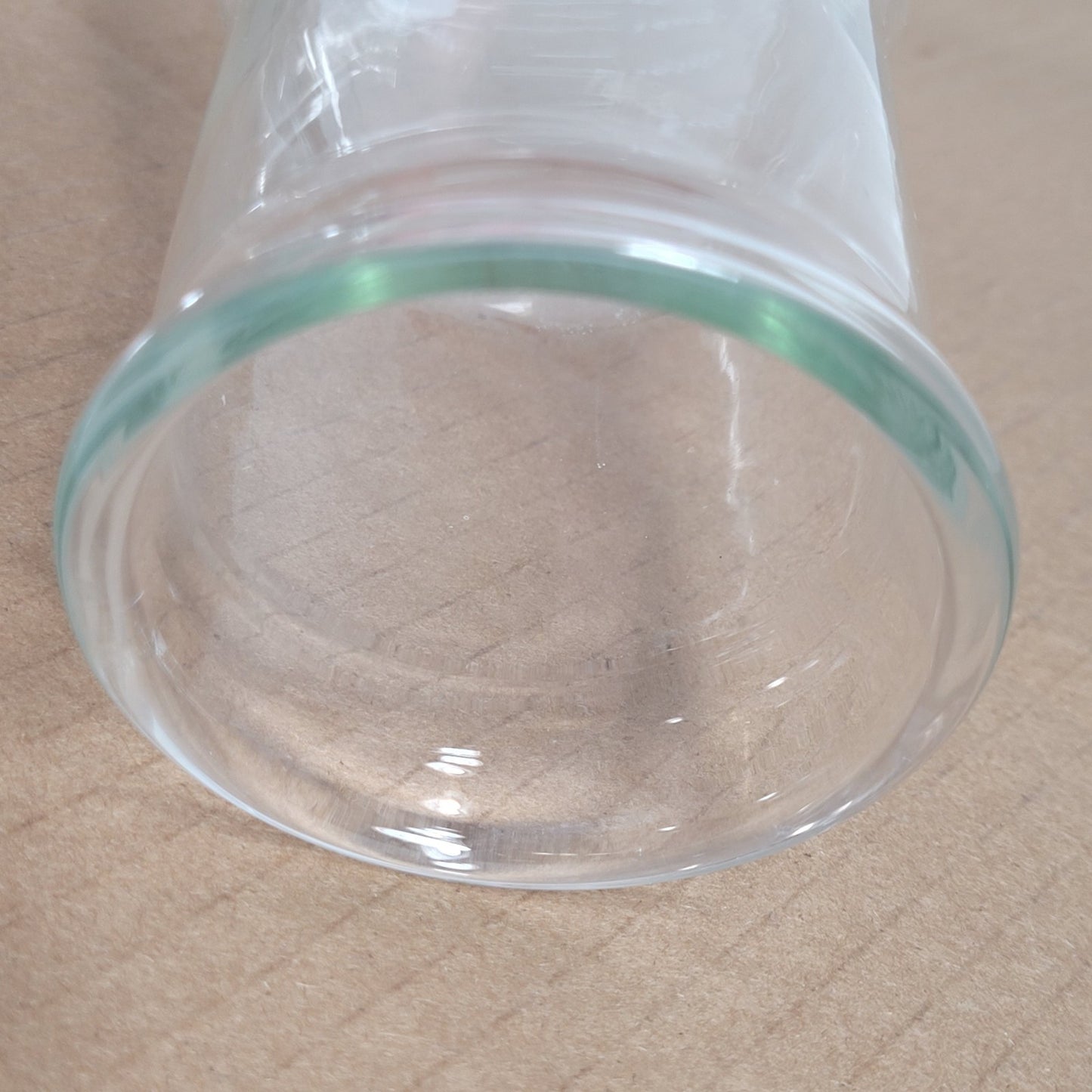 Corning Pyrex No. 5100 Glass 2000mL Erlenmeyer Flask w/Stopper Opening Size 13