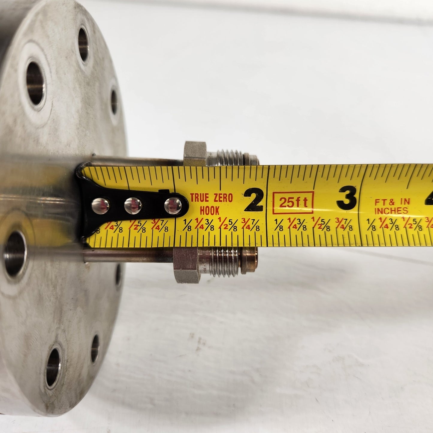 DN63CF 4.5" ConFlat Dual 1/4" VCR Swagelok Liquid Cooling Feedthrough UHV Vacuum