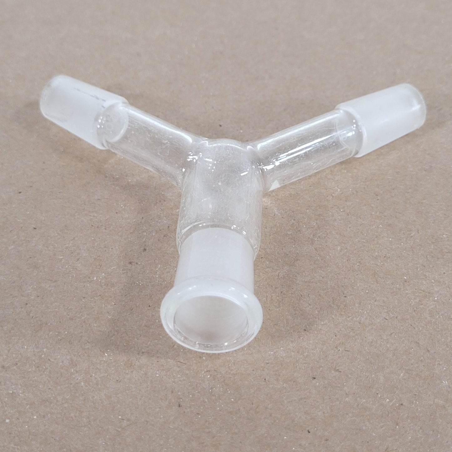 Lot of 3 Chemglass AF-0502-01 Airfree Schlenk 3-Way Adapters 14/20