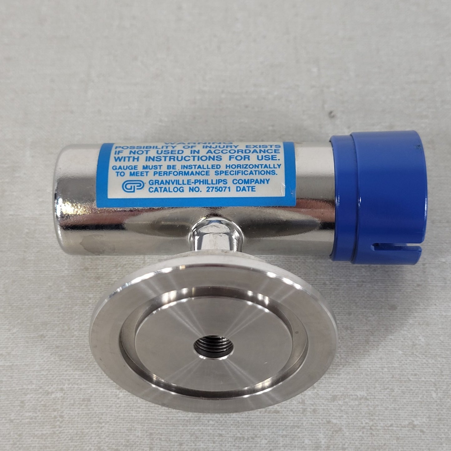MKS Granville-Phillips 275071 Convectron Vacuum Gauge 1/8 NPT KF40 NW40 Adapter