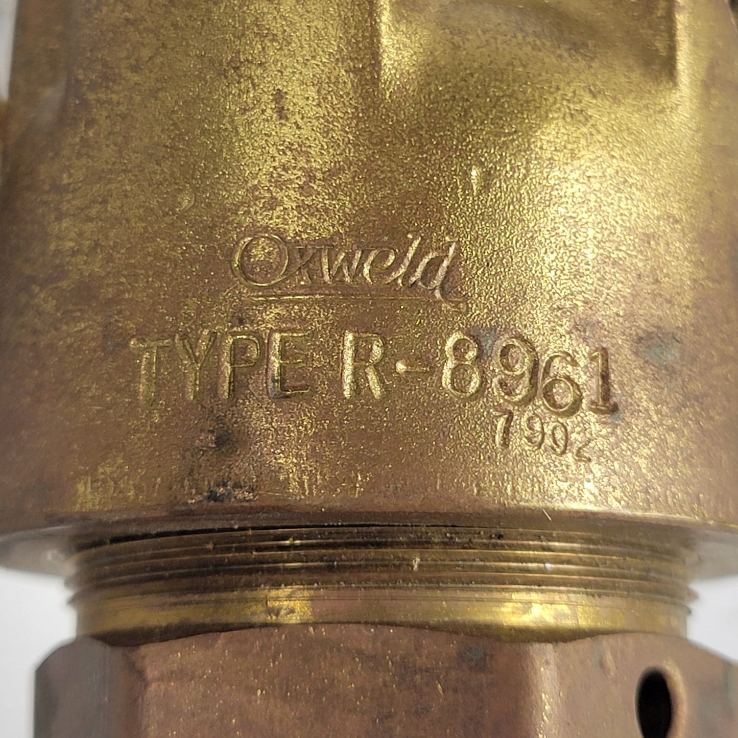 Union Carbide Purox R-9861 CGA-580 Inert Gas Regulator Dual Gauge Brass