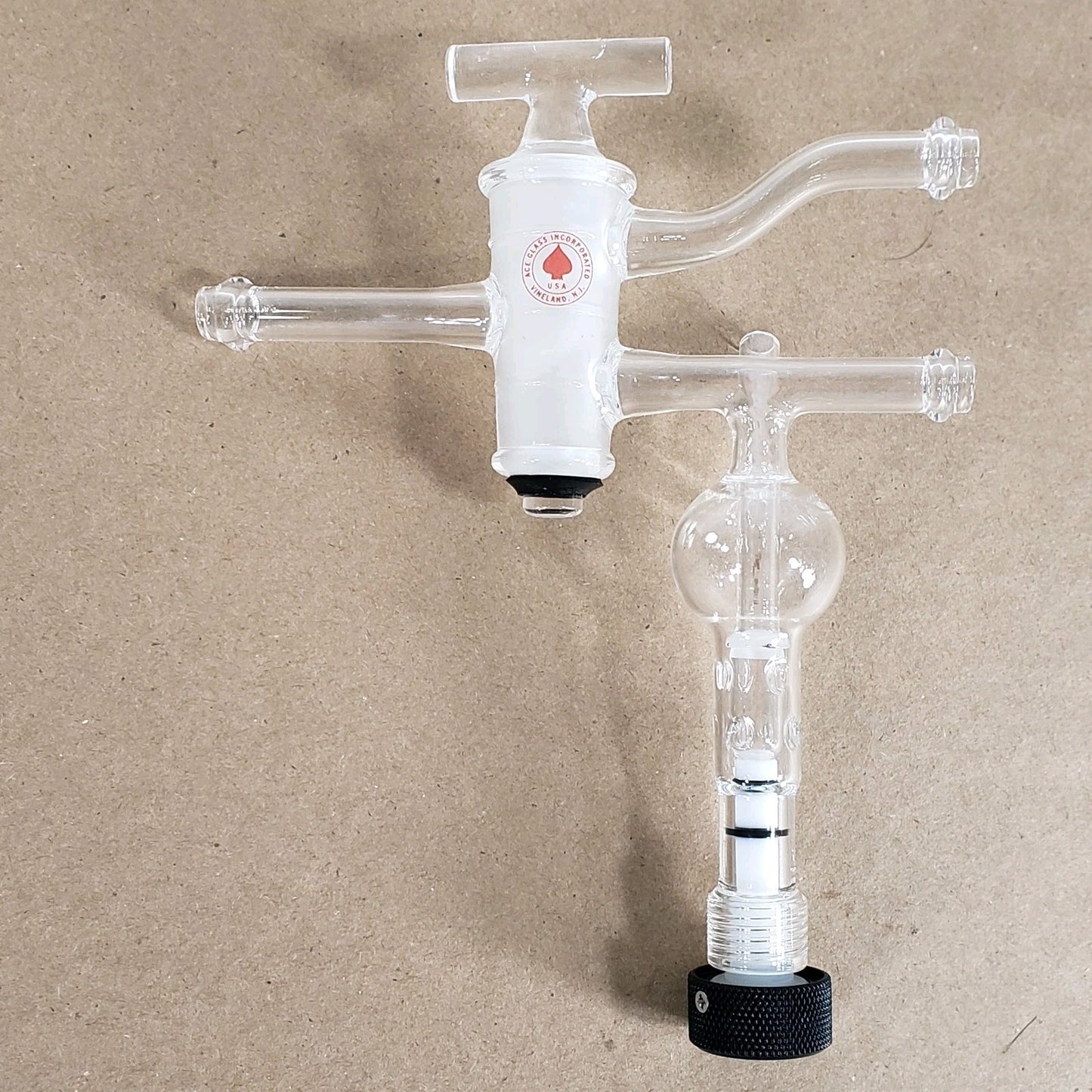 Ace Glass Inc. 8766-12 Air-Free Firestone Rapid Purge Valve Hose Connection Type