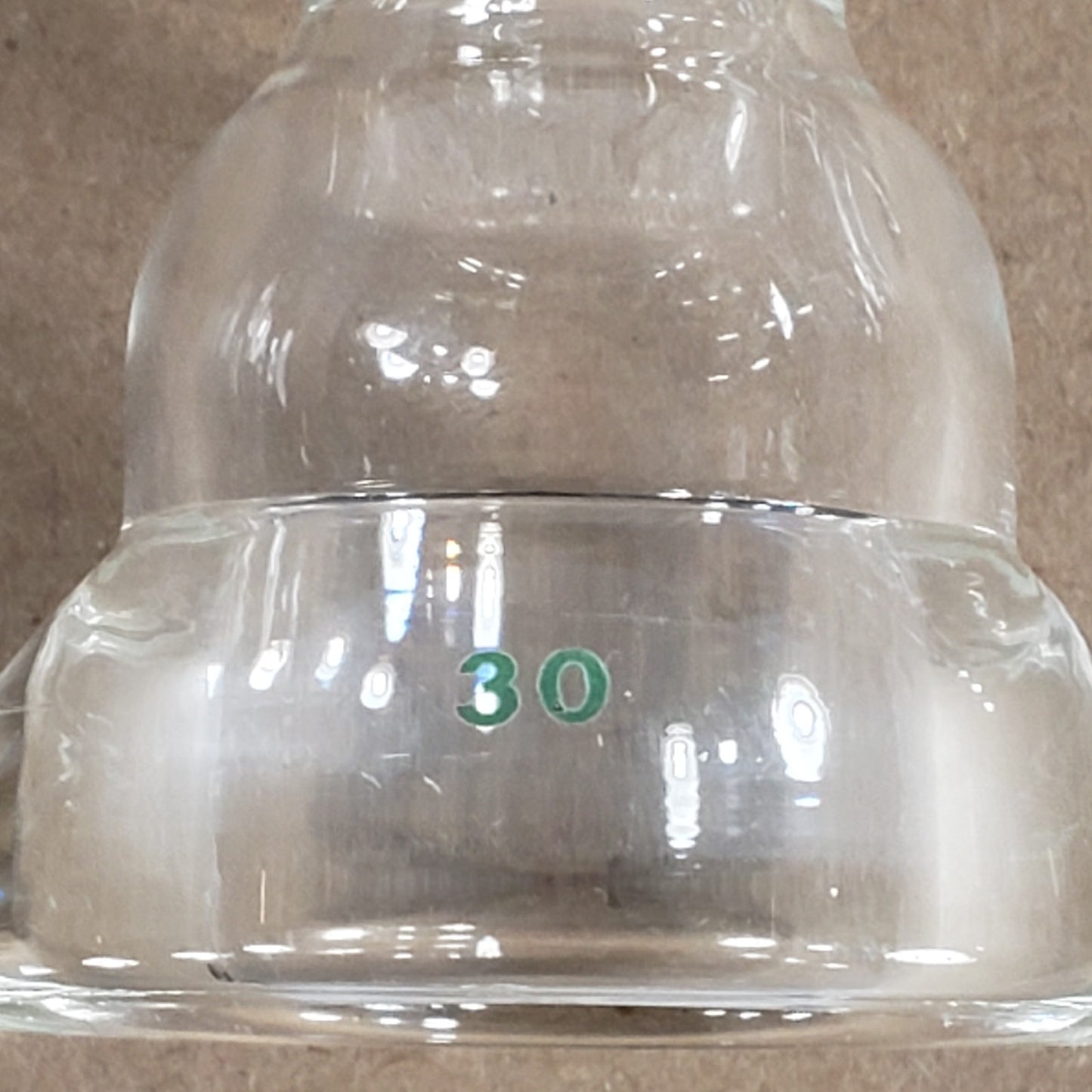 Chemglass AF-0306-03 #30 O-Ring Joint Glass Thermocouple Gauge Adapter GL-25