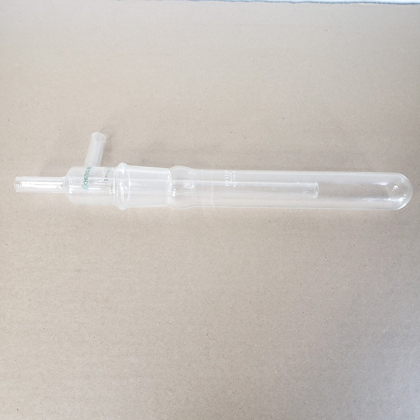 Pyrex/Chemglass 7729-38/CG-4514-08 Condenser Cold Finger Assembly 40/50 Joint