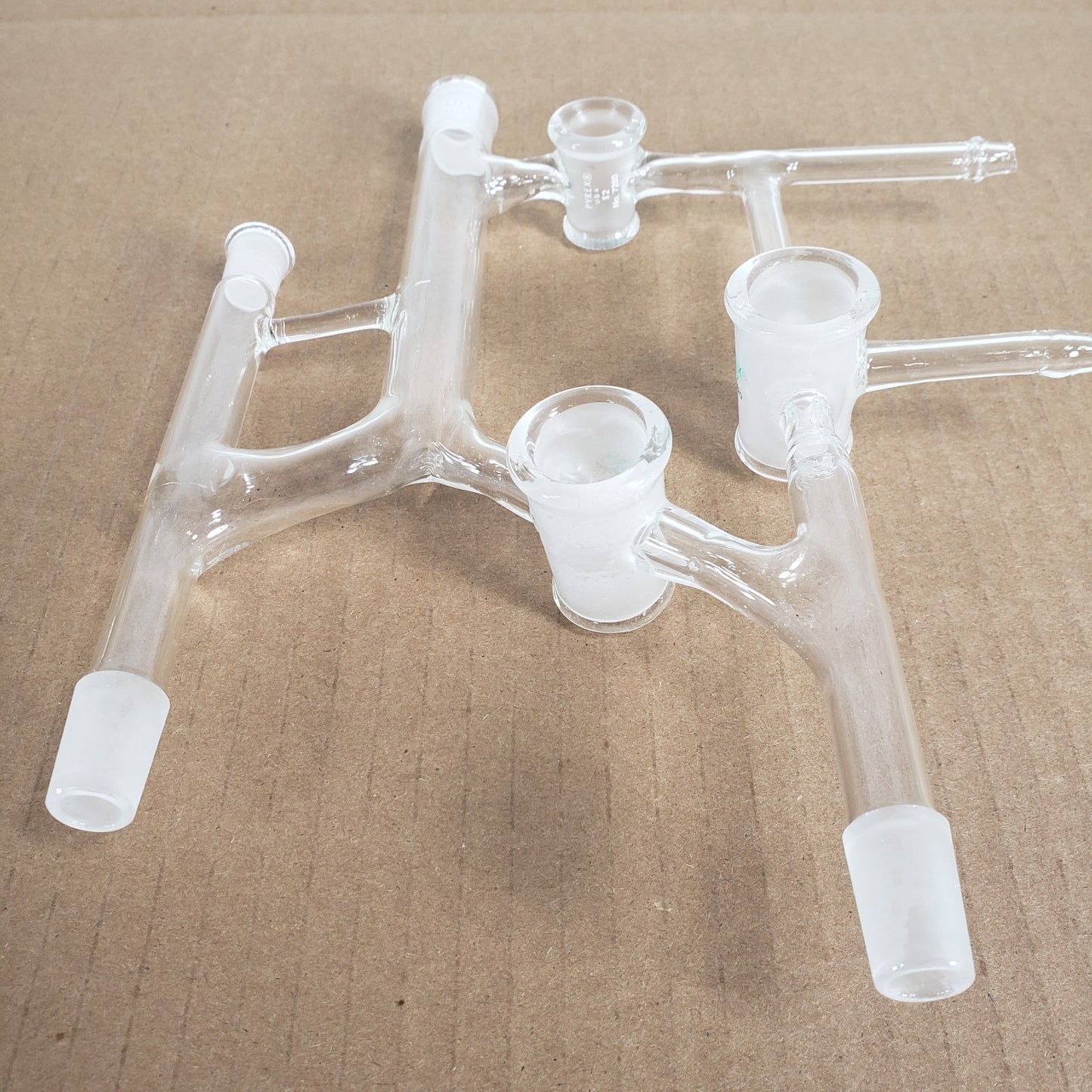 Kontes Style Variable Reflux Vacuum Distillation Head Cold Finger Stopcocks