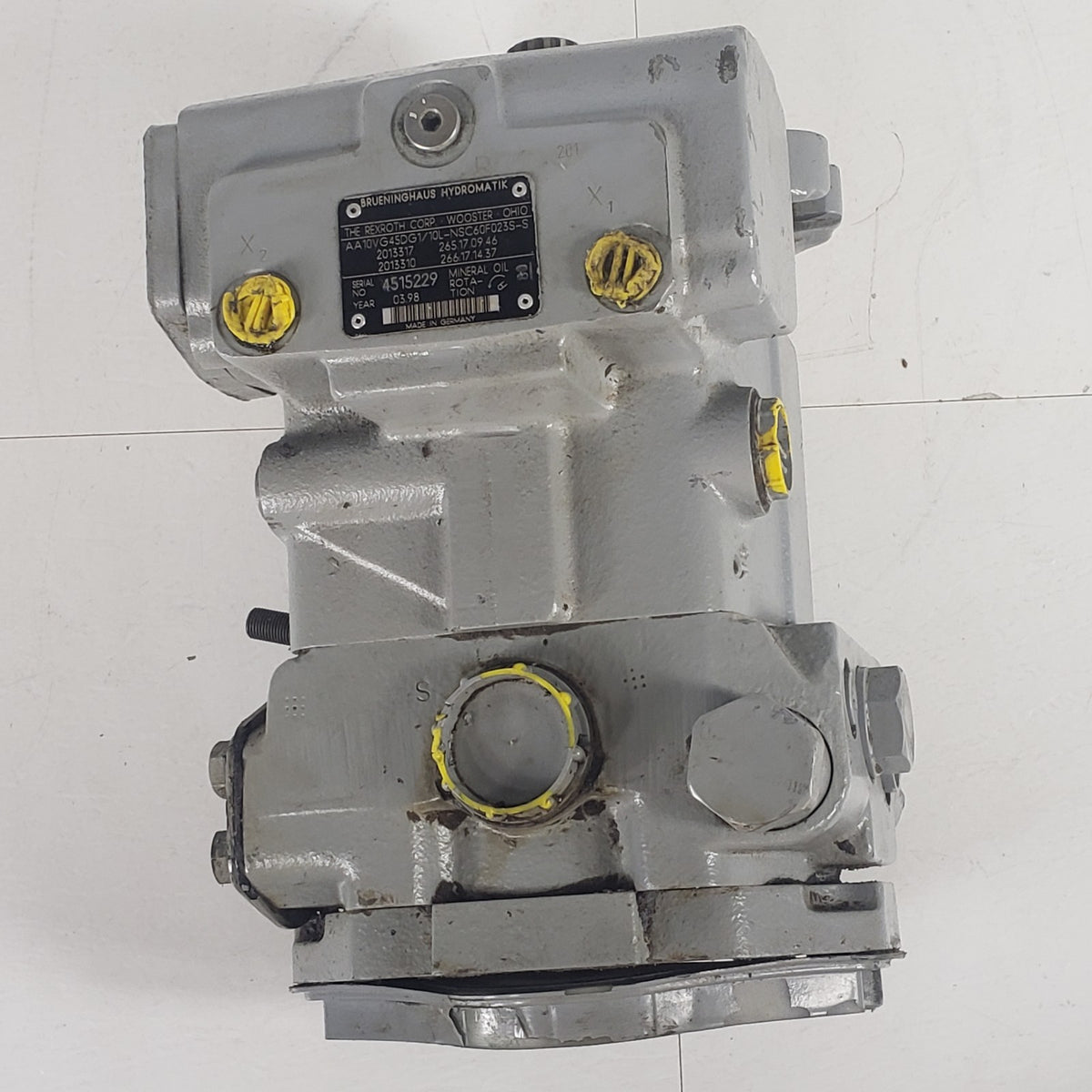 Bosch Rexroth AA10VG45DG1 Hydromatik 45cc Variable Hydraulic Pump UNTESTED