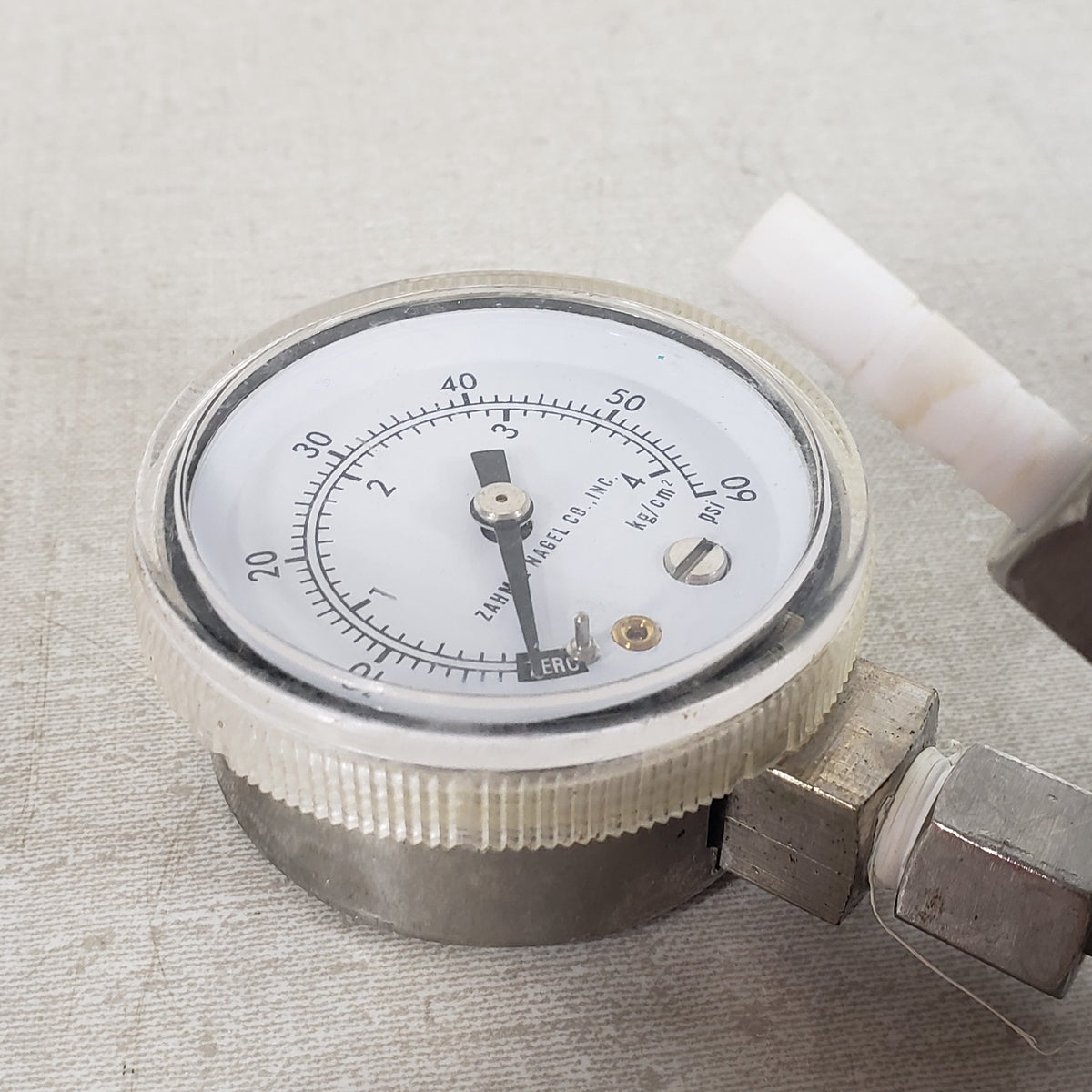 Zahm & Nagel CO2 Piercing Device Carbonation Tester Pressure Gauge