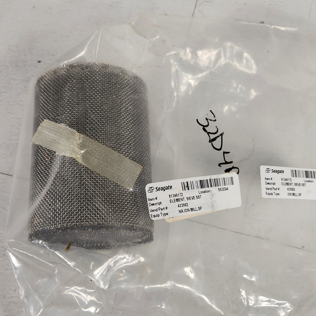 MDC 433062 DFT-6F-SS Stainless Steel Sieve Foreline Trap Filter Element