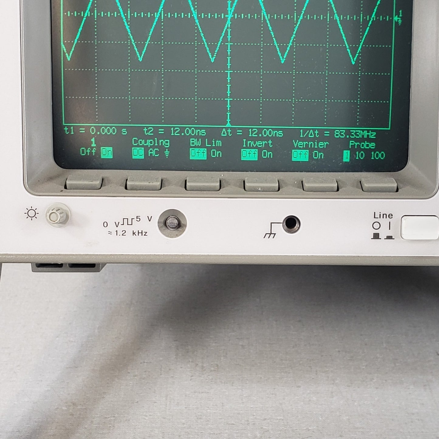 TESTED HP 54600A 100MHz 2-Channel Oscilloscope w/ 54650A HP-IB GPIB Module