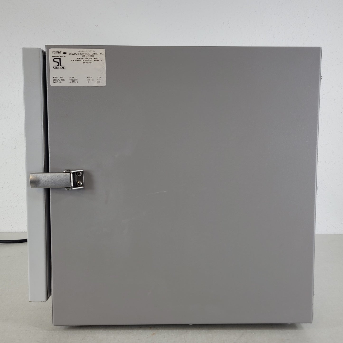 TESTED VWR Shel Lab 9170520 A-141 Vacuum Oven 0.6 Cu Ft 115V Sheldon