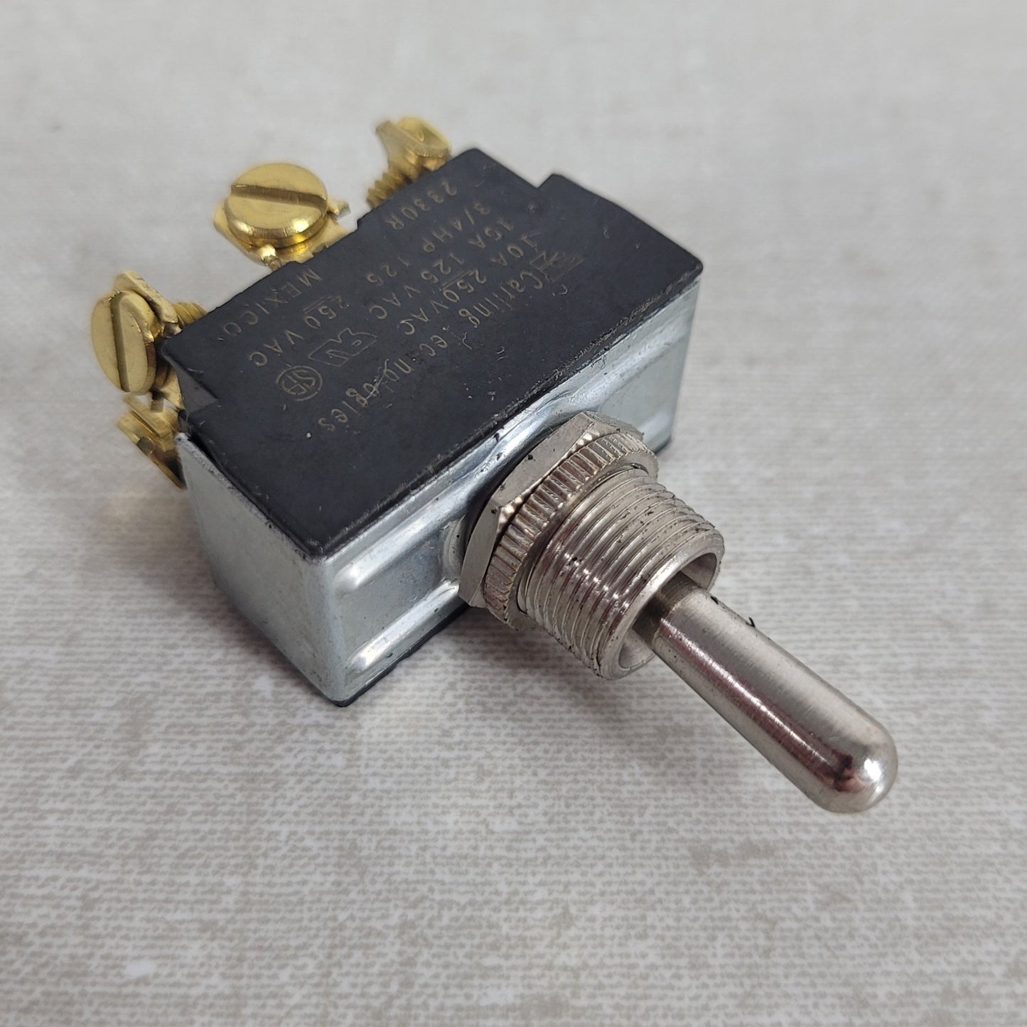 2x Carling Technologies 6GM5M-78 Sealed DPDT (On)-Off-(On) 15A Toggle Switches