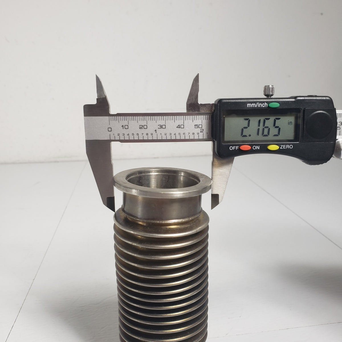 KF40 NW40 4.73" Stainless Steel Flexible Vacuum Bellows Hose 55mm Flanges