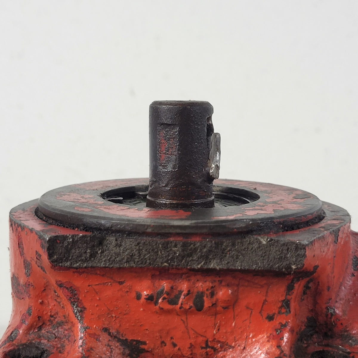 Vintage CROSS 4-Port Rotary Hydraulic Selector Directional Valve Cast Iron
