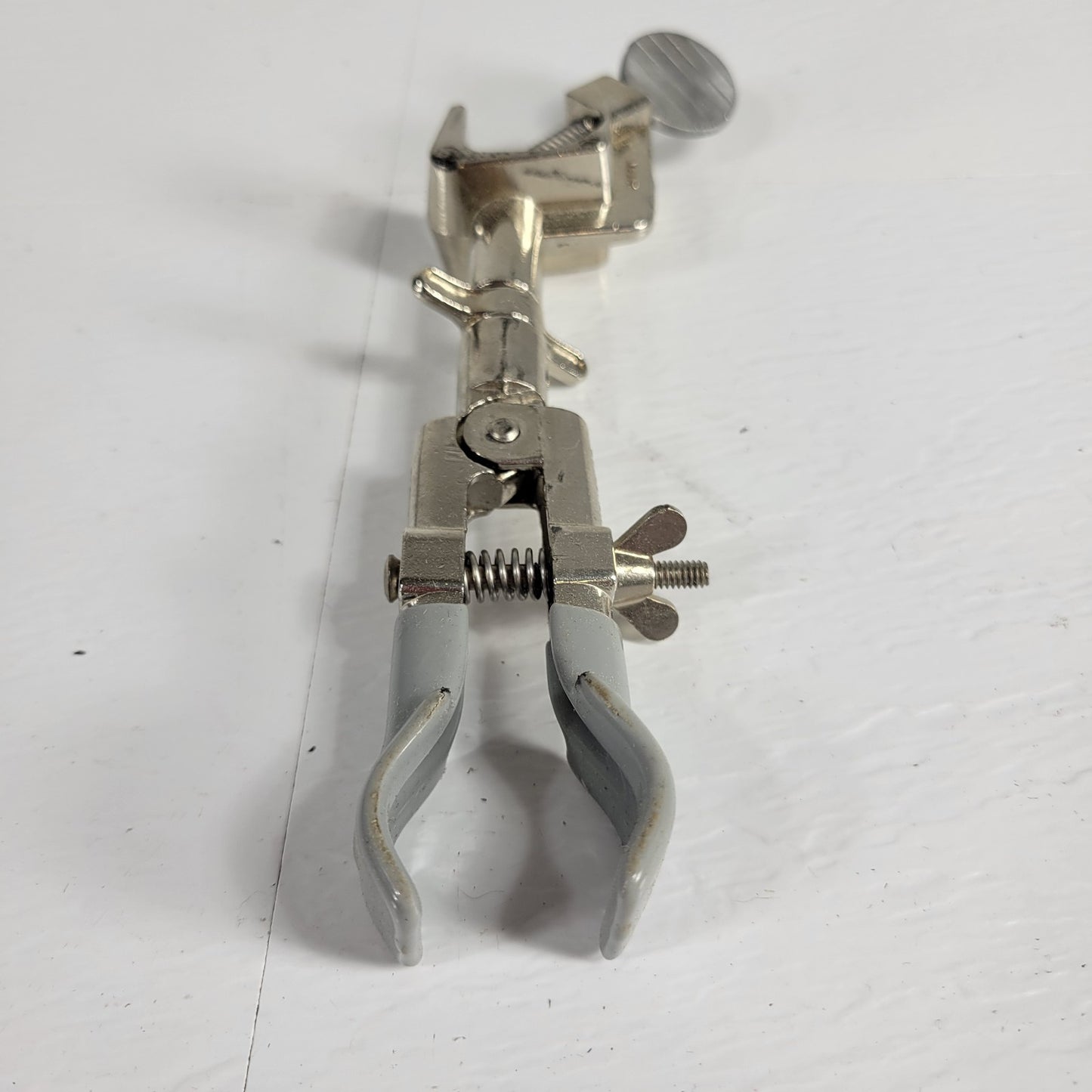 Lot of 5 2-Prong Laboratory Clamps Single Adjust Extension Lab Stand Holders