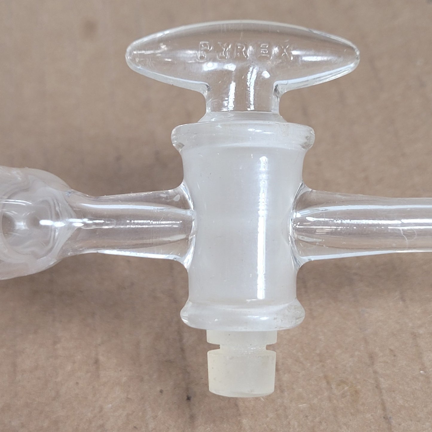 Kontes Schlenk Reaction Tube w/Stopcock 105° Bend 14/20 Outer Joint  10mL