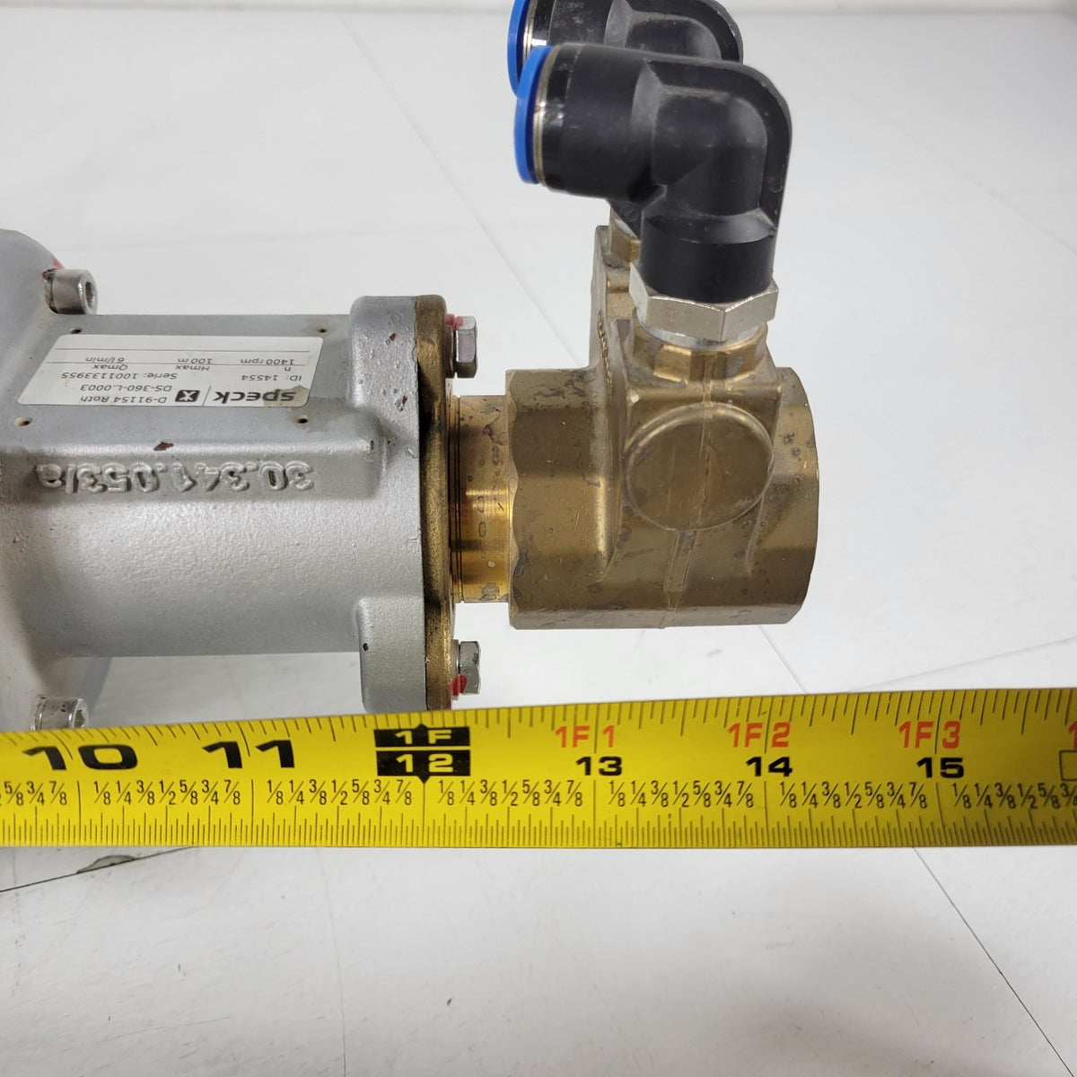 Speck DS-360-L.0003 High Pressure Rotary Vane Liquid Pump 6 L/min 100m